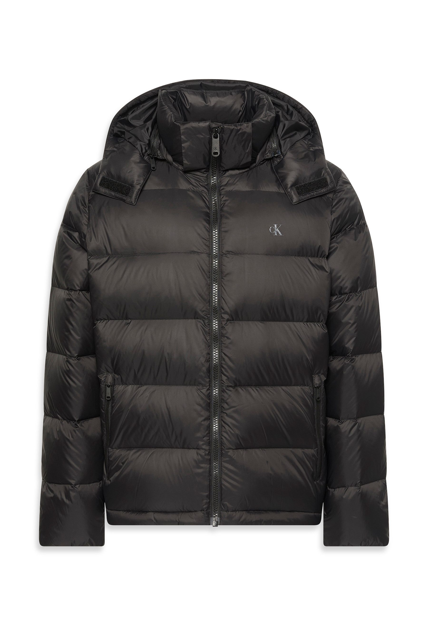 Calvin Klein Gewatteerde jas LS NYLN ZP OFF HD DW