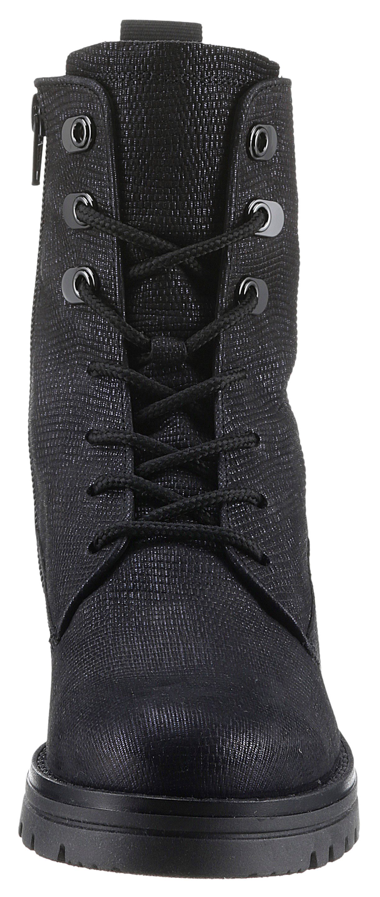 Gabor Veterschoenen Kreta blokhak, veterschoen, comfort schoen in breedte g (= breed)