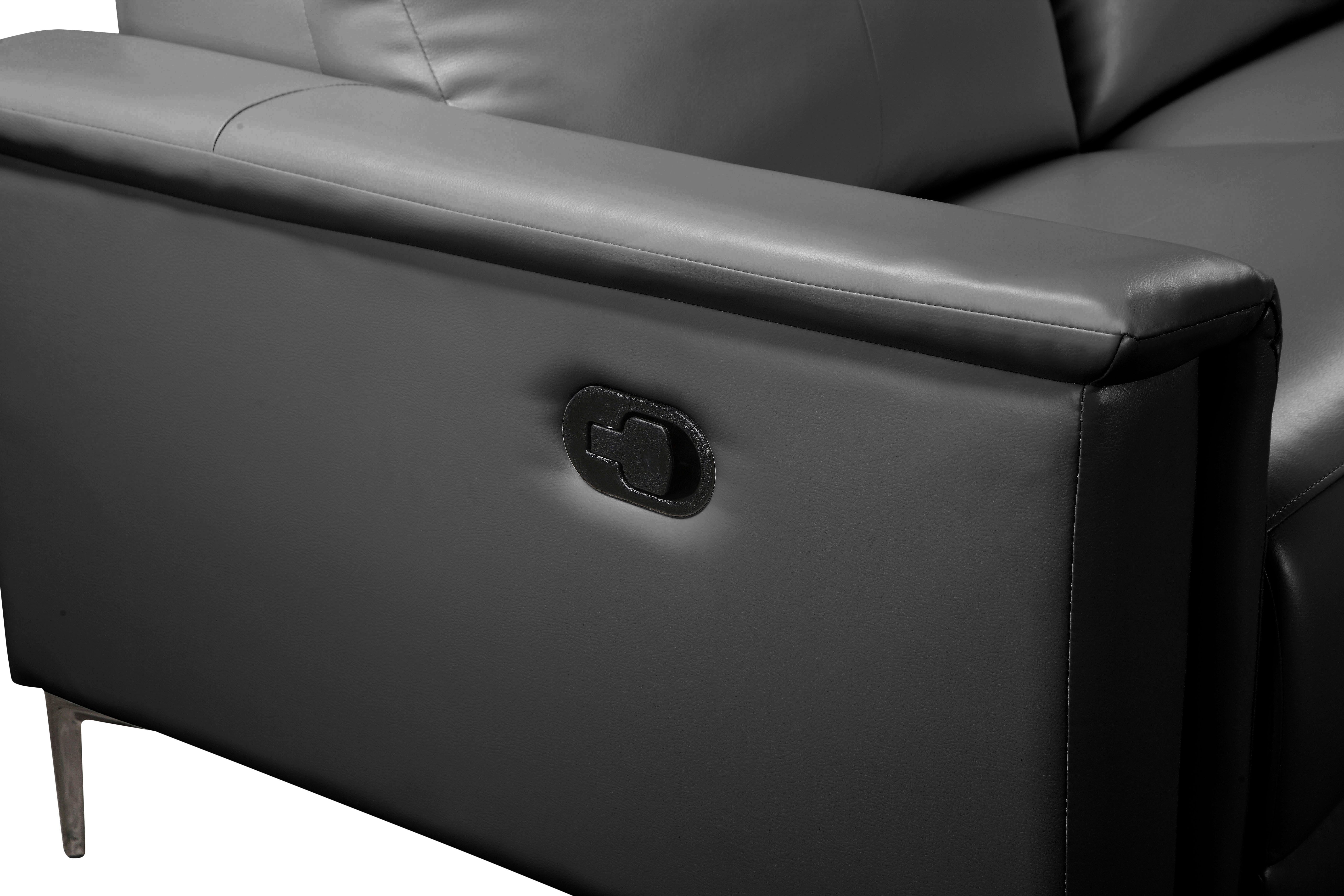 Places of Style Hoekbank Lund, L-vorm, 261 cm, handmatige of elektrische relaxfunctie (met USB-A)