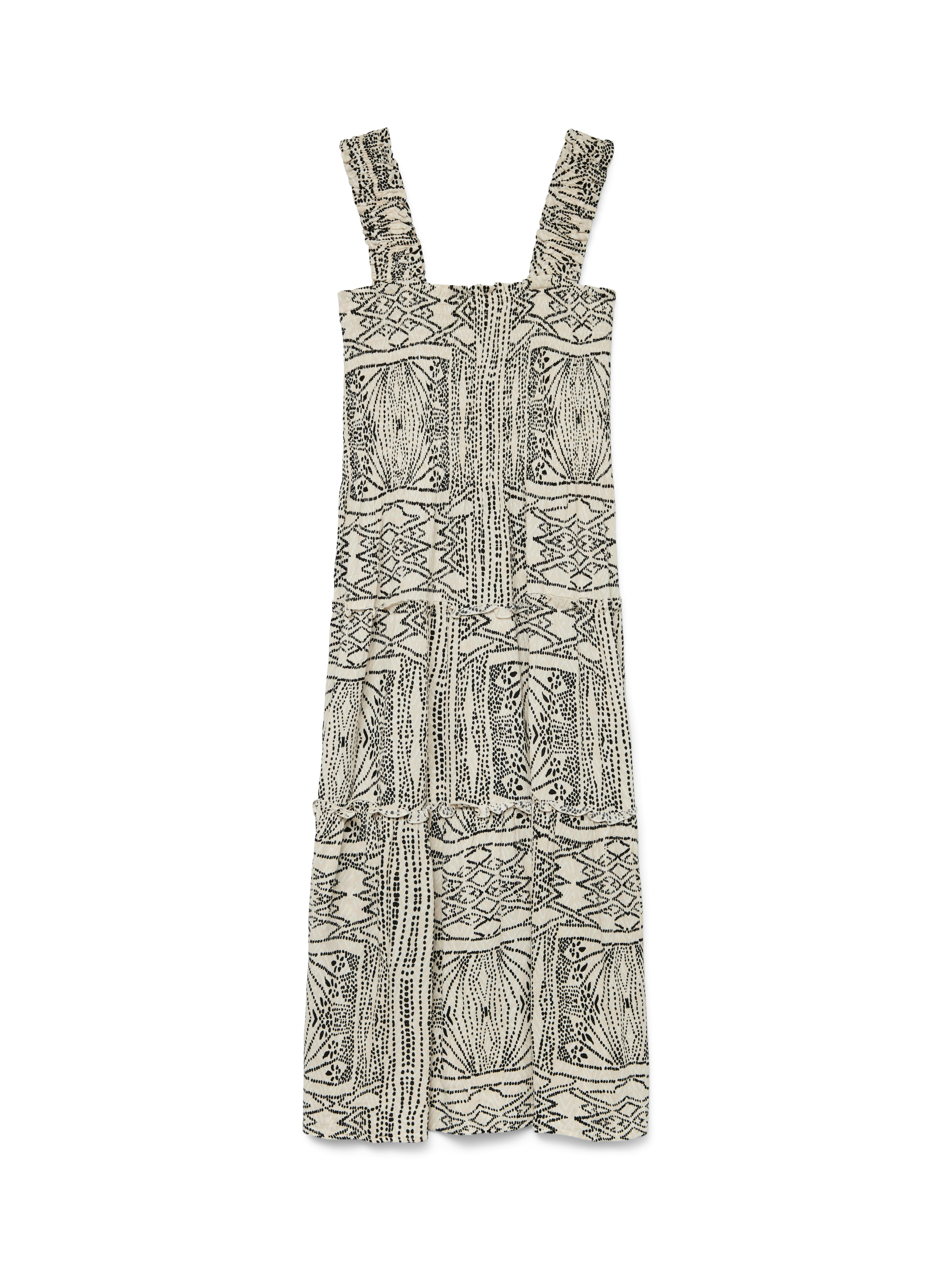 Vero Moda Zomerjurk VMMENNY SL SMOCK CALF DRESS WVN GA