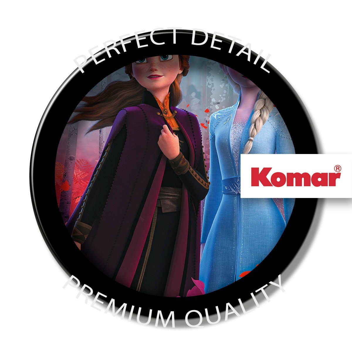 Komar Fotobehang Zelfklevend vlies - Frozen 2 Winter is Coming - Afmeting 125 x 125 cm (1 stuk)