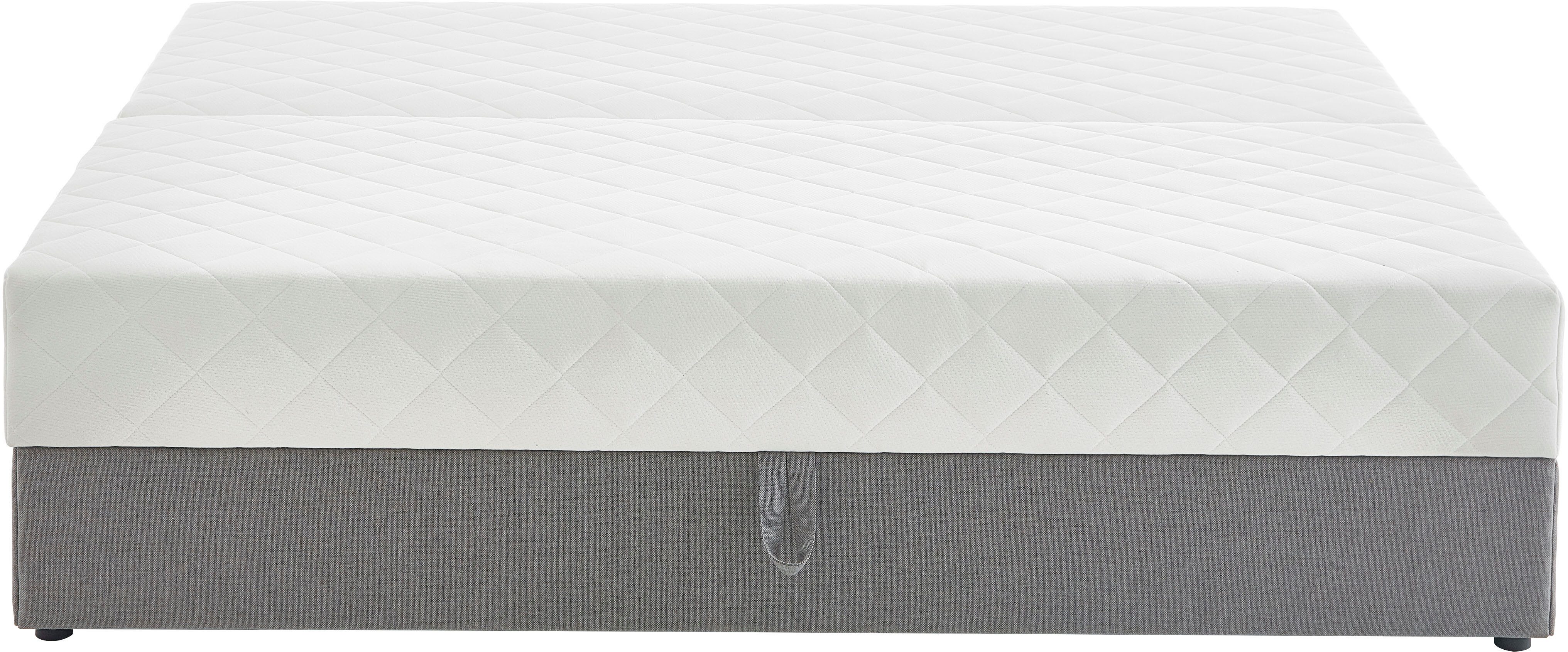 ATLANTIC home collection Boxspring BELINA met pocketveringmatras en ruime bedlade