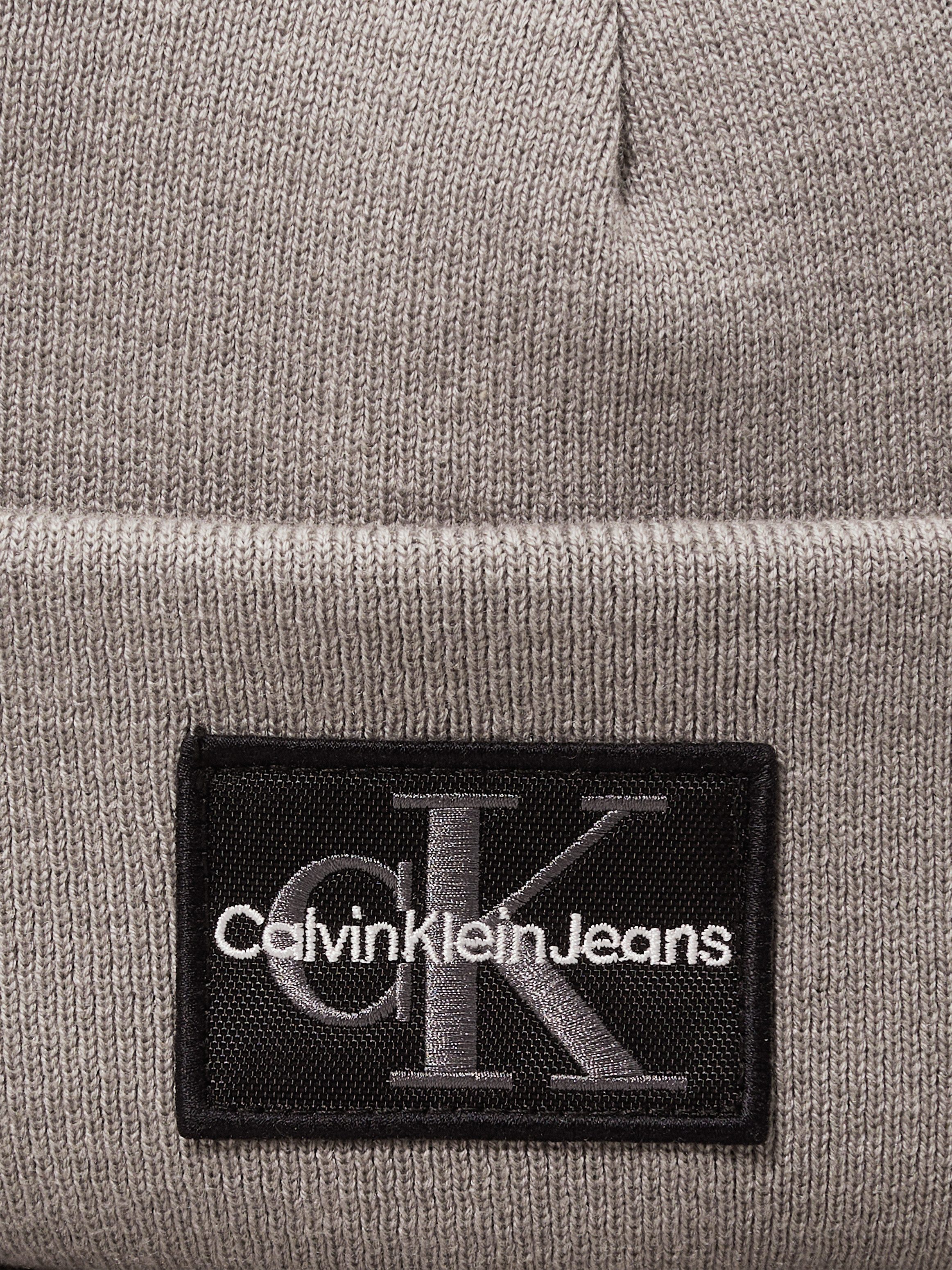 Calvin Klein Beanie MONO LOGO PATCH BEANIE WARM
