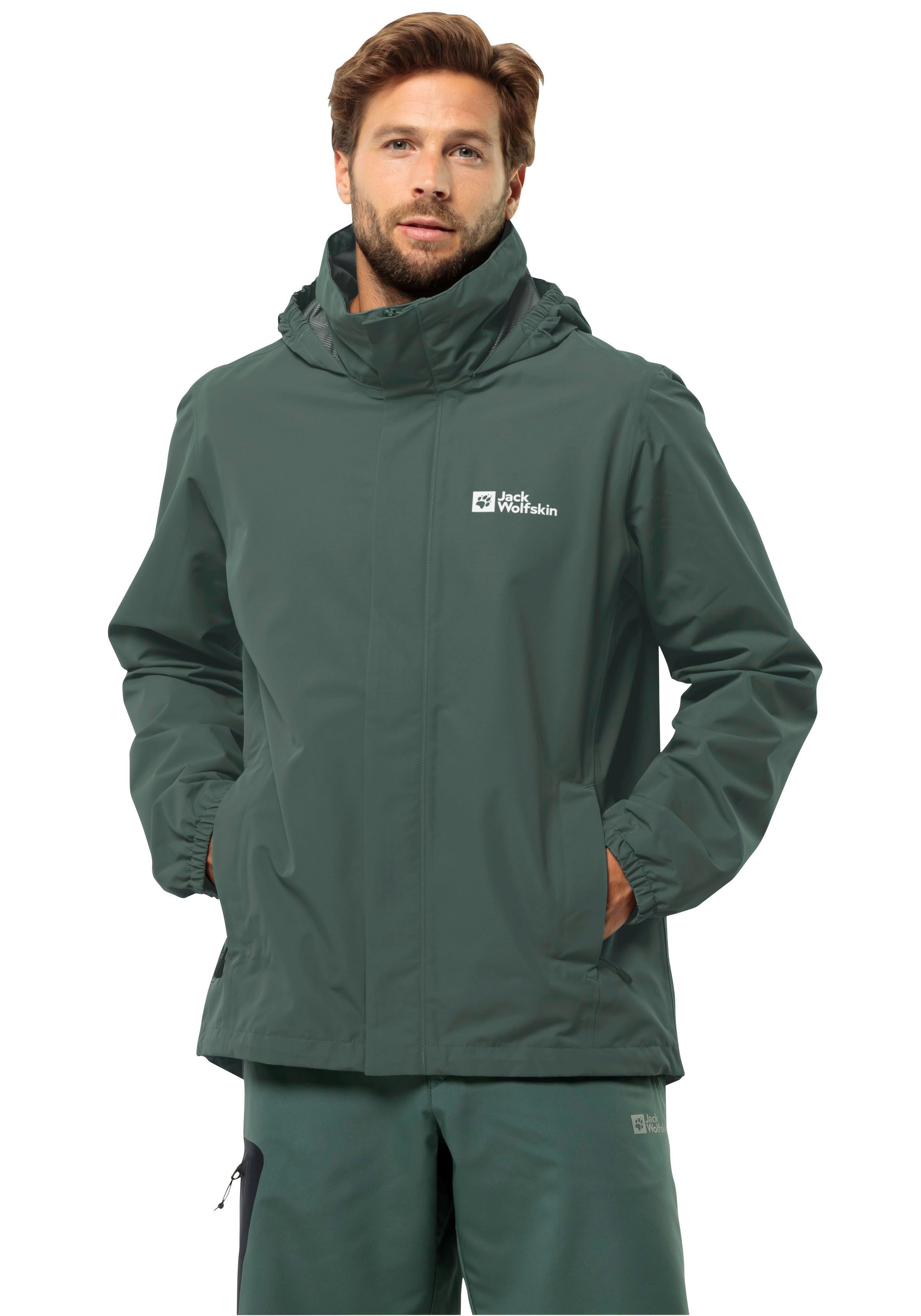 Jack Wolfskin Functioneel jack STORMY POINT 2L JKT M Waterafstotend & winddicht & ademend