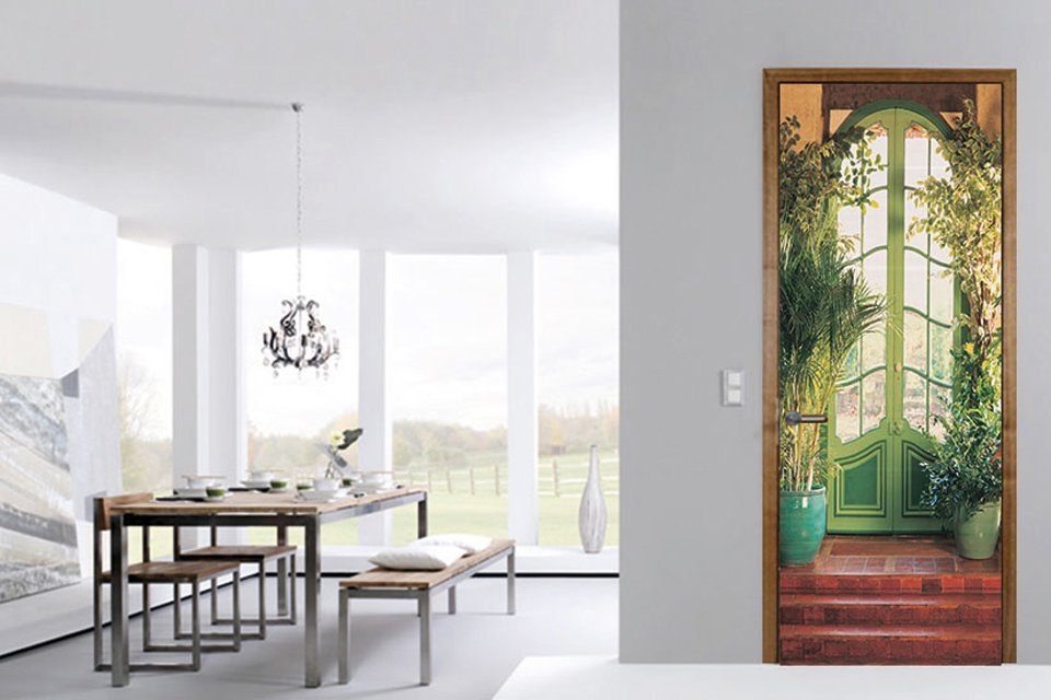 Papermoon Fotobehang Larit Door - deurbehang Vlies, 2 banen, 90x 200 cm (2-delig)