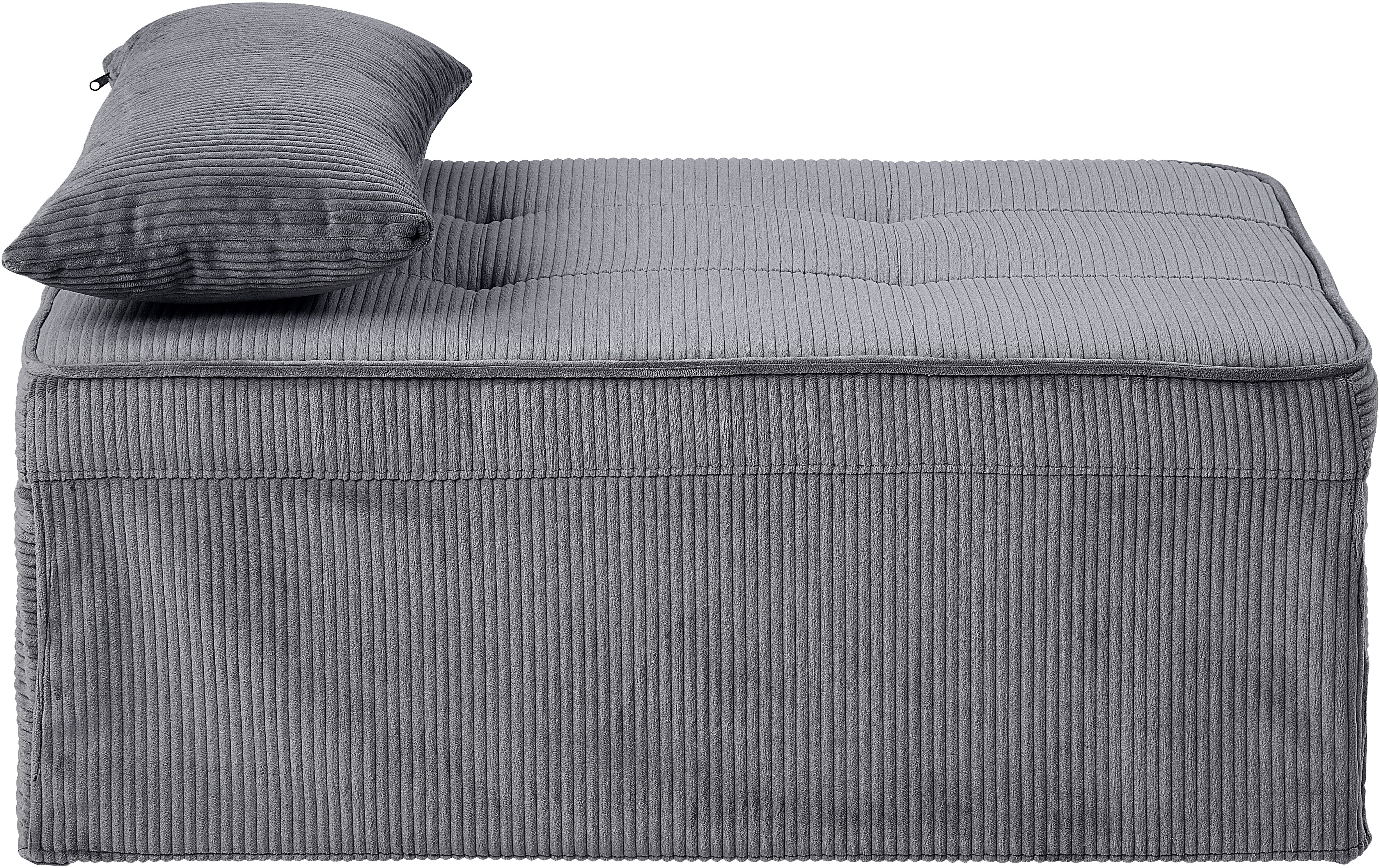 ATLANTIC home collection Slaapbank Finn te veranderen in een loungestoel, relaxfauteuil en logeerbed, incl. kussen