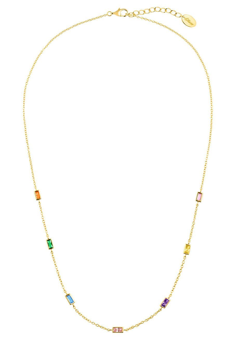 s.Oliver Ketting zonder hanger Regenbogen 2035501 met zirkoon (synthetisch)