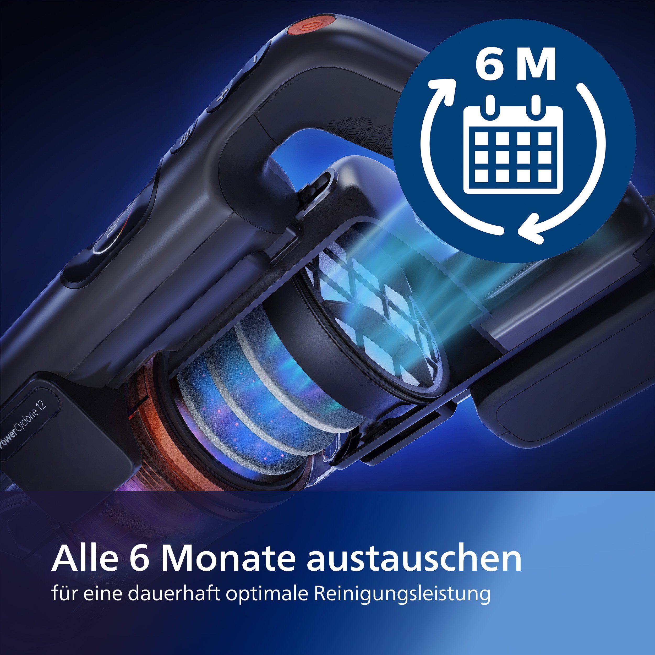 Philips Reservefilter XV1681/01 Philips Cordless VC 7000 & 8000 Series (set, 2-delig)