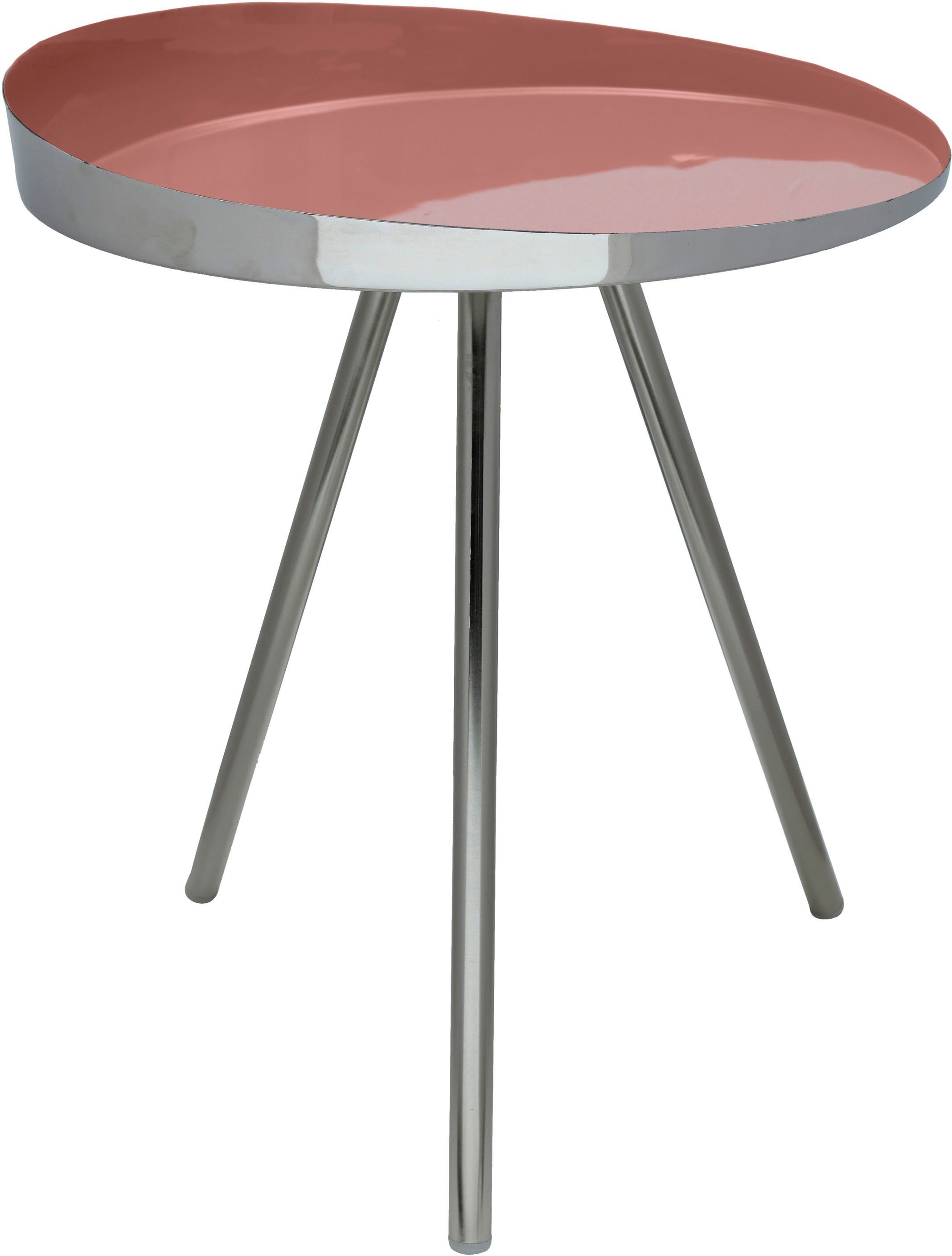 Kayoom Bijzettafel Morrison, ronde bijzettafel, elegante uitstraling (1 stuk)