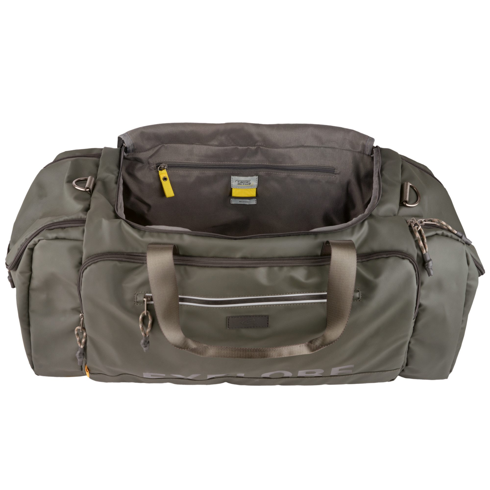 camel active Reistas Explore waterafstotend gerecycled nylon en reflecterende ritsen