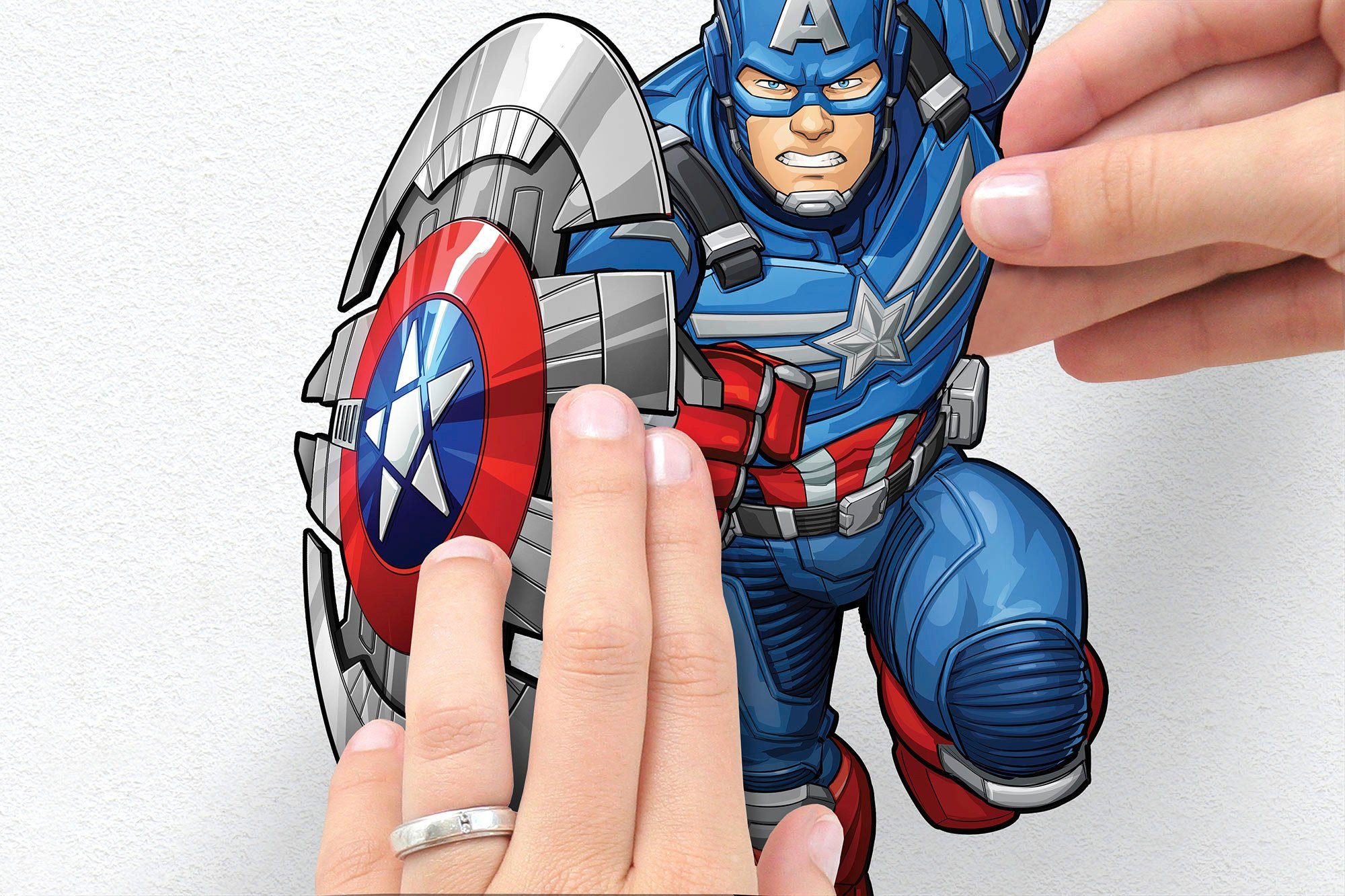 Komar Wandfolie Avengers Mech Strike - afm. 50 x 70 cm (5-delig)