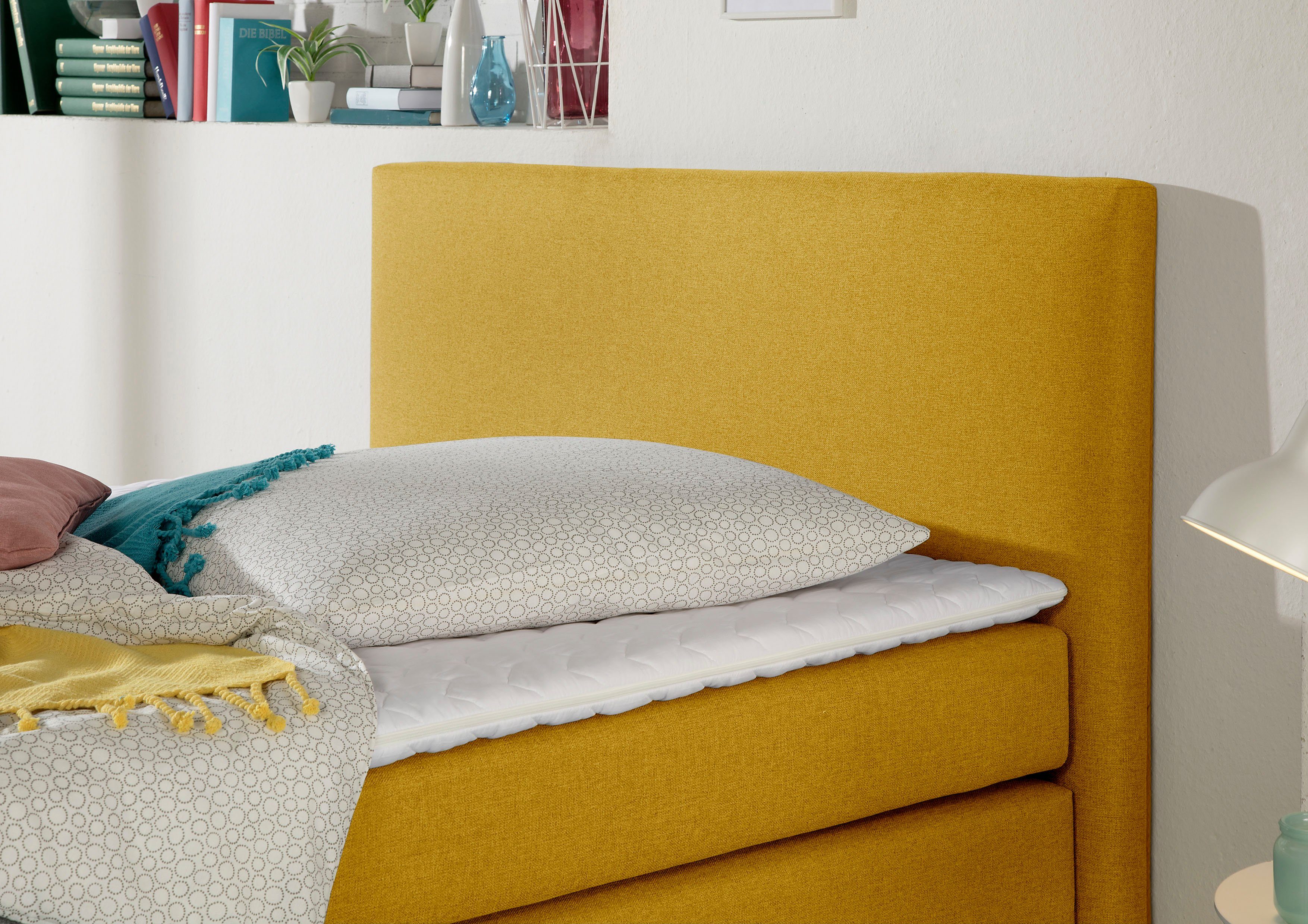INOSIGN Boxspring Eliana incl. topmatras, in 4 breedten, 3 matrassoorten en 2 hardheden