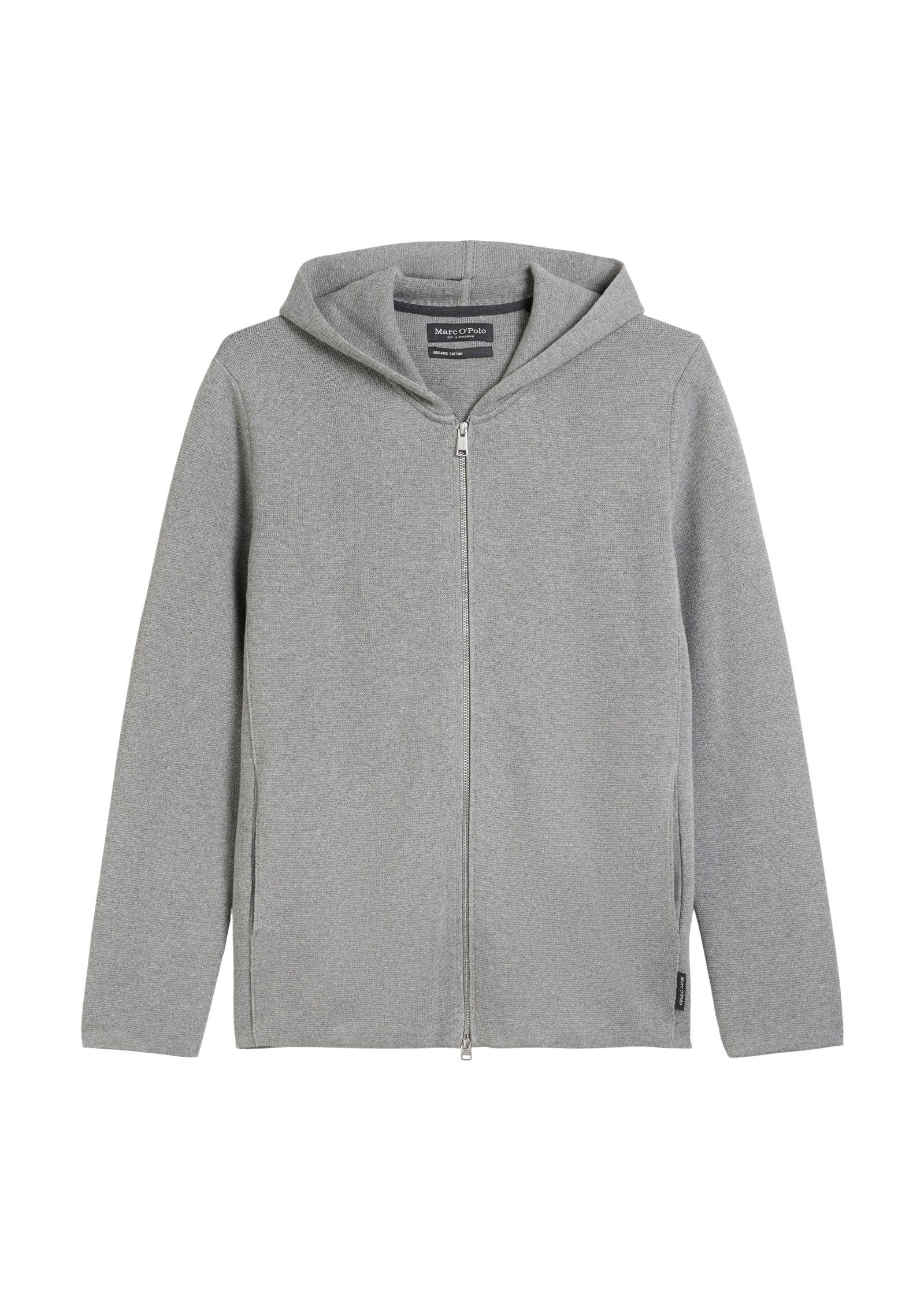 Marc O'Polo Capuchonvest met tweewegrits