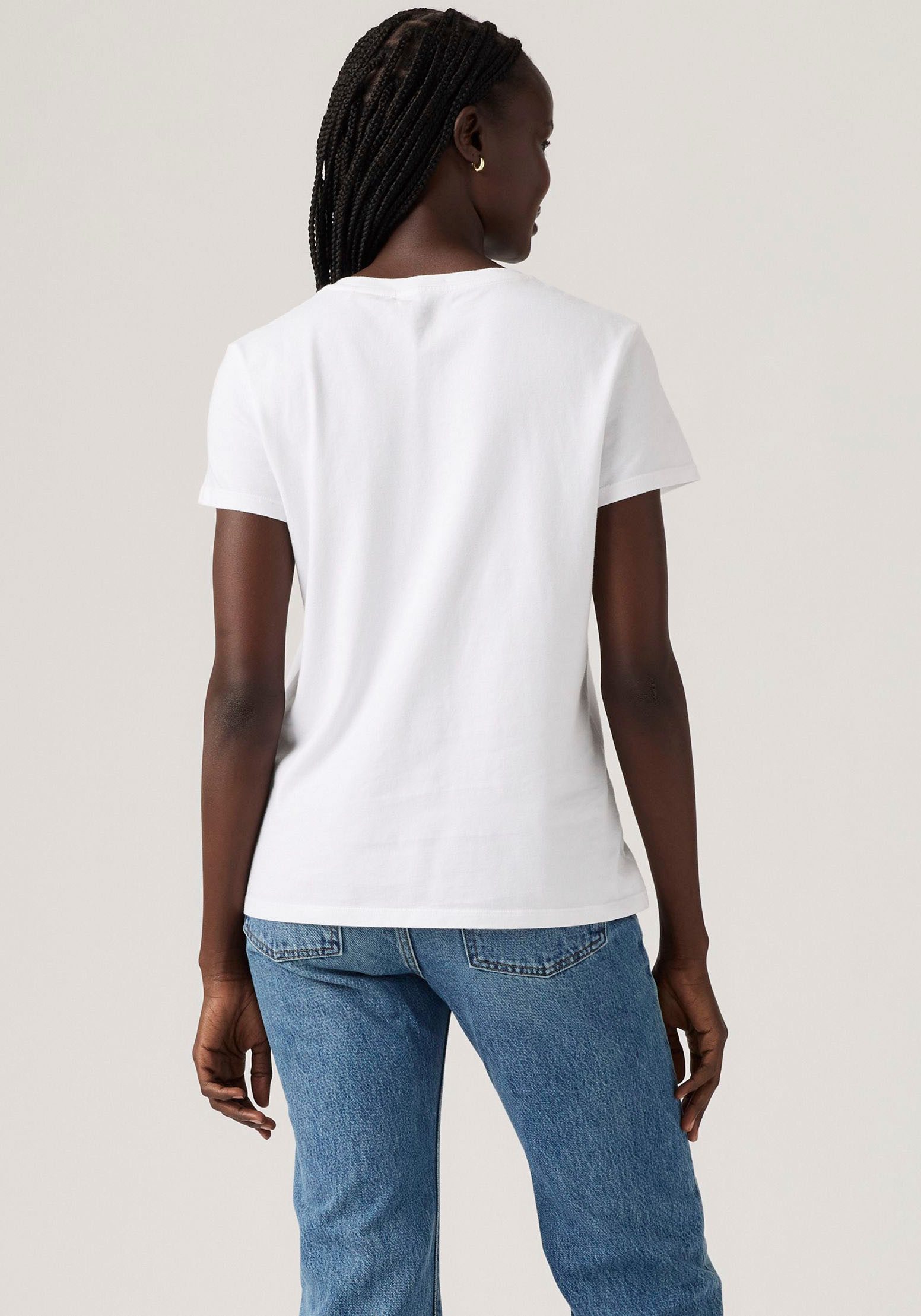 Levi's® T-shirt The Perfect Tee met batwing-logoprint
