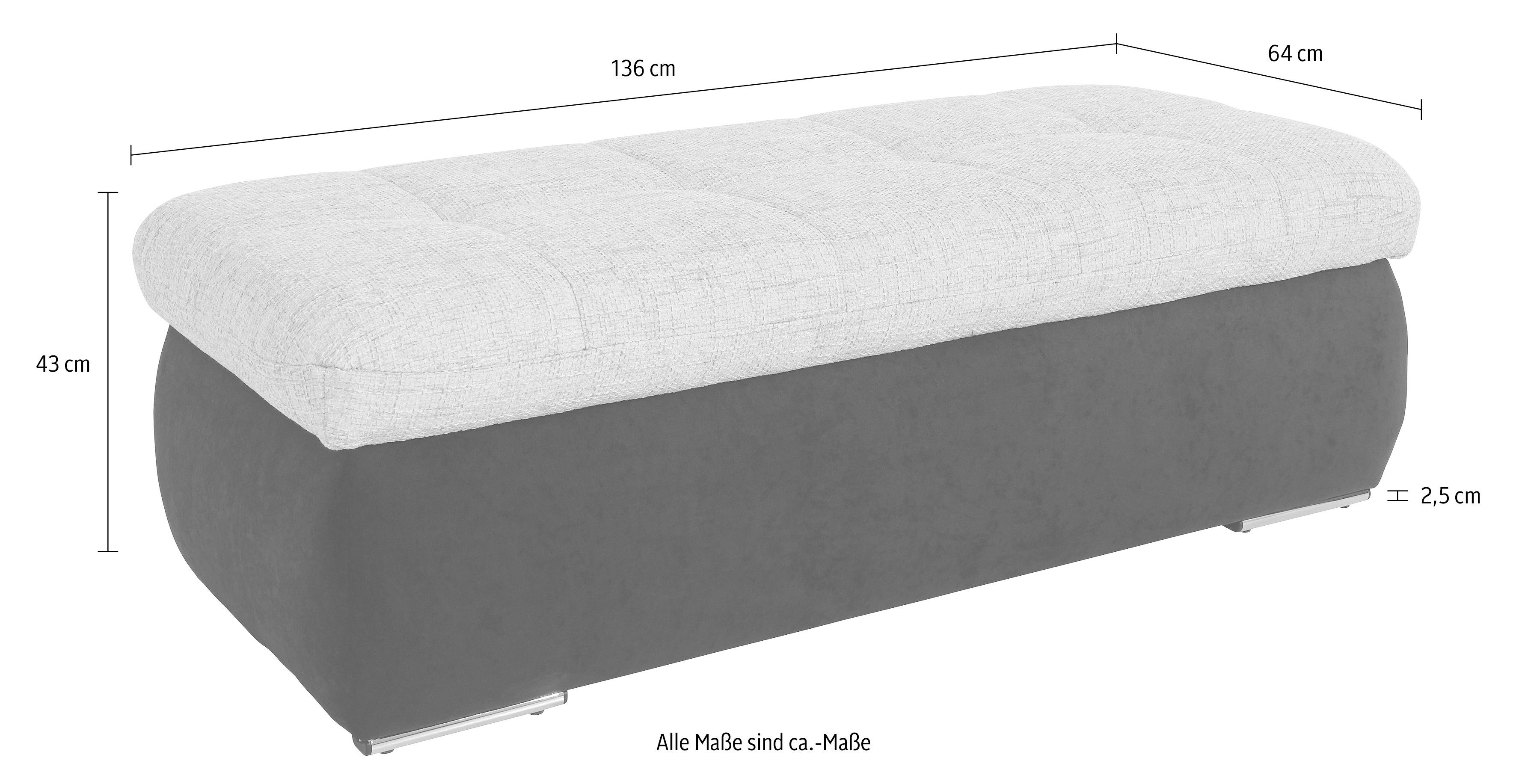DOMO collection Hocker Moric inclusief opbergruimte