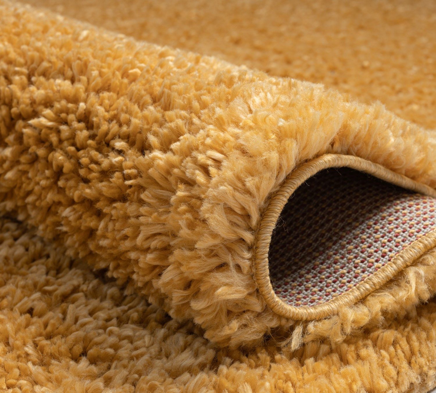 my home Hoogpolig vloerkleed Banji Uni-kleuren, zacht en fluffy, ook als loper en in rond verkrijgbaar