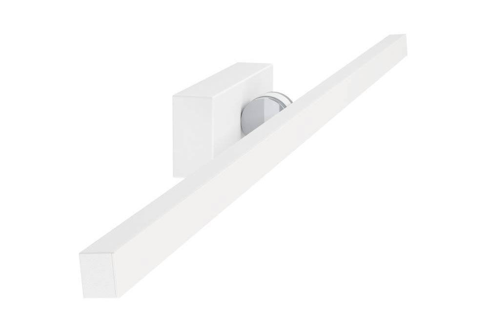 EGLO Spiegellamp VERDELLO Wandlamp van kunststof in wit en chroom, badkamer spiegel lamp, IP44 (1 stuk)