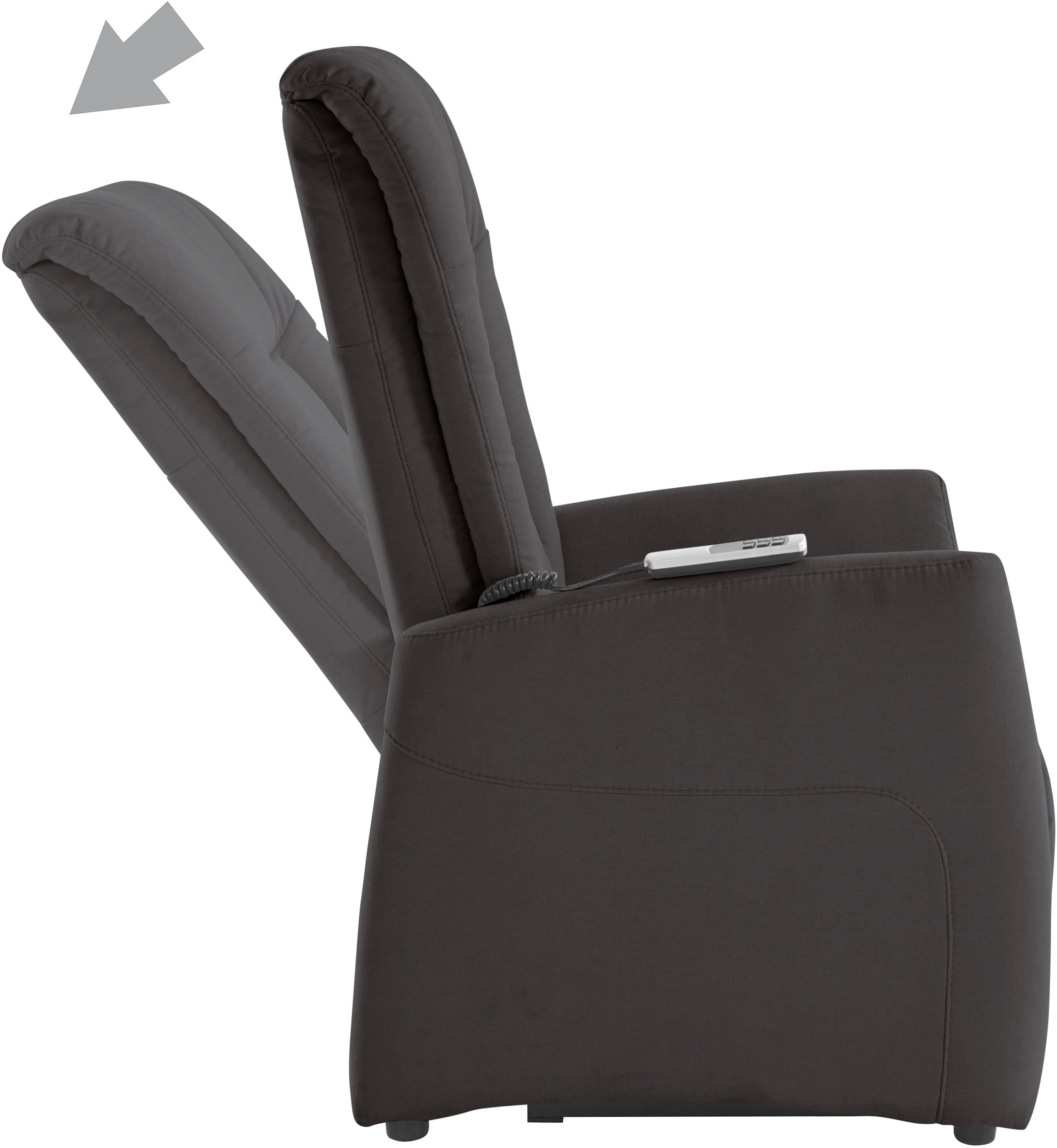 sit&more Relaxfauteuil MELISSA naar keuze elektrisch of handmatig verstelbaar, optioneel opstahulp