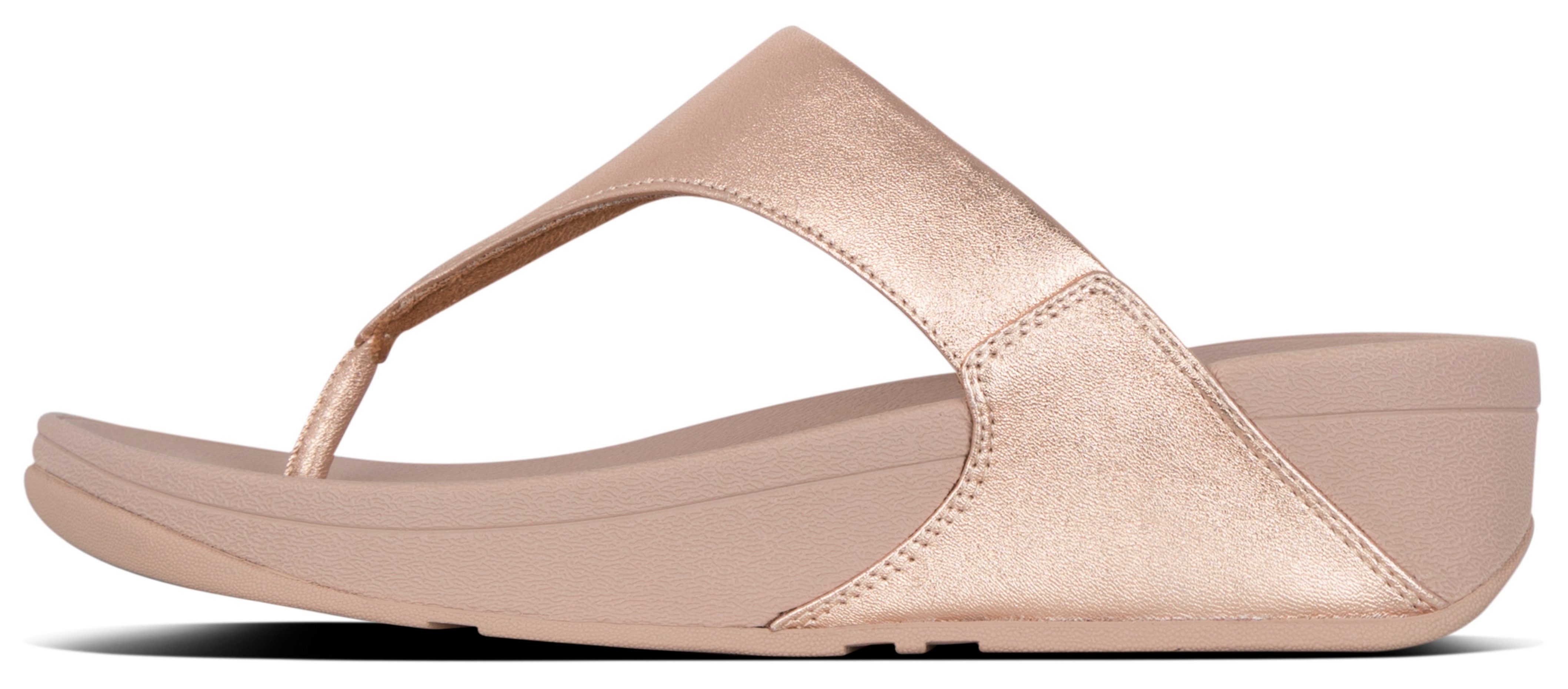 Fitflop Dianets LULU LEATHER TOEPOST , pool slides, pantoffel, badeschoen met sleehak