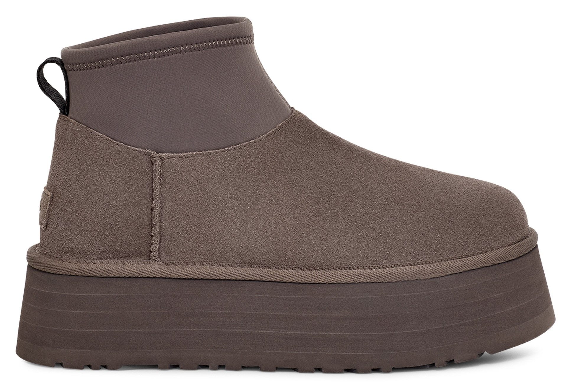 UGG Plateaulaarsjes CLASSIC MINI DIPPER instap boots, winterlaarzen, snowboots met plateauzool