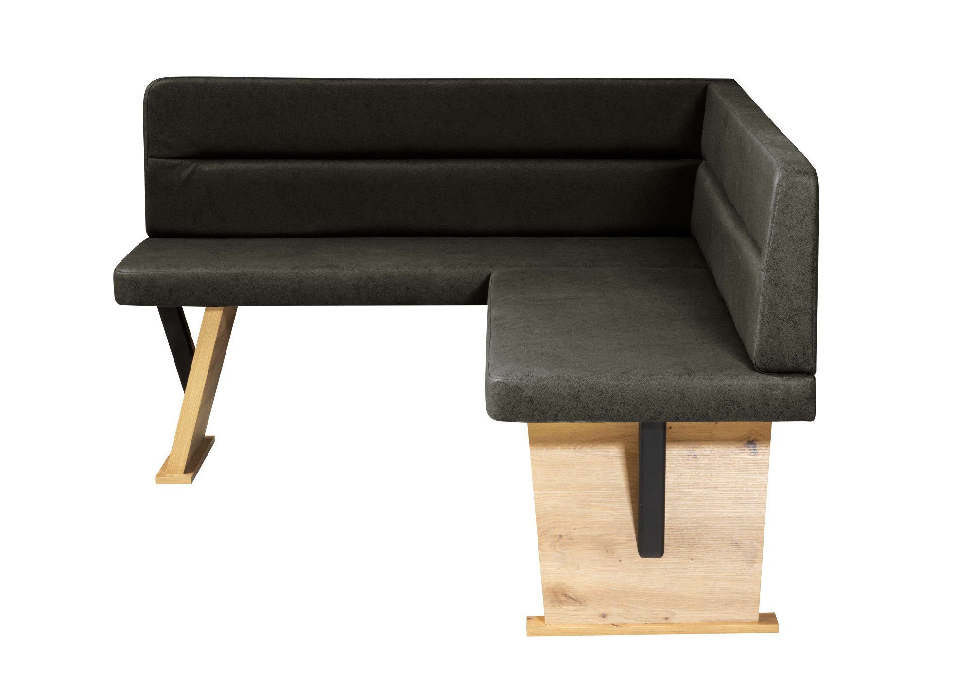Home affaire Eethoek Laros zitgroep, hoekbank, stoelen, tafel perfect voor keuken, eetkamer, woonkamer, bestseller (set, 4-delig)