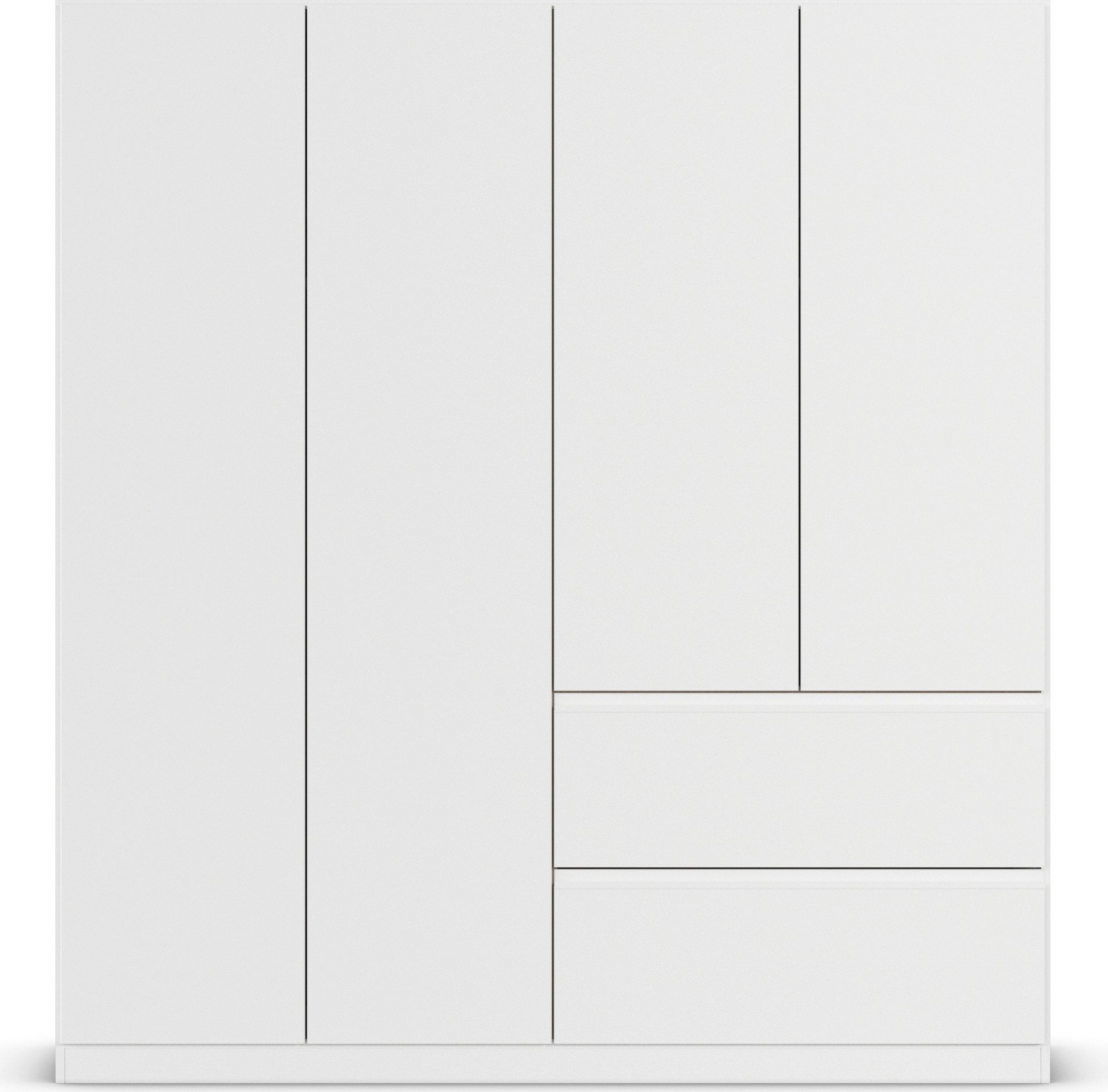 rauch Draaideurkast Kledingkast Kast Garderobe Slaapkamerkast JOEL met twee lades, met push-to-open functie made in germany