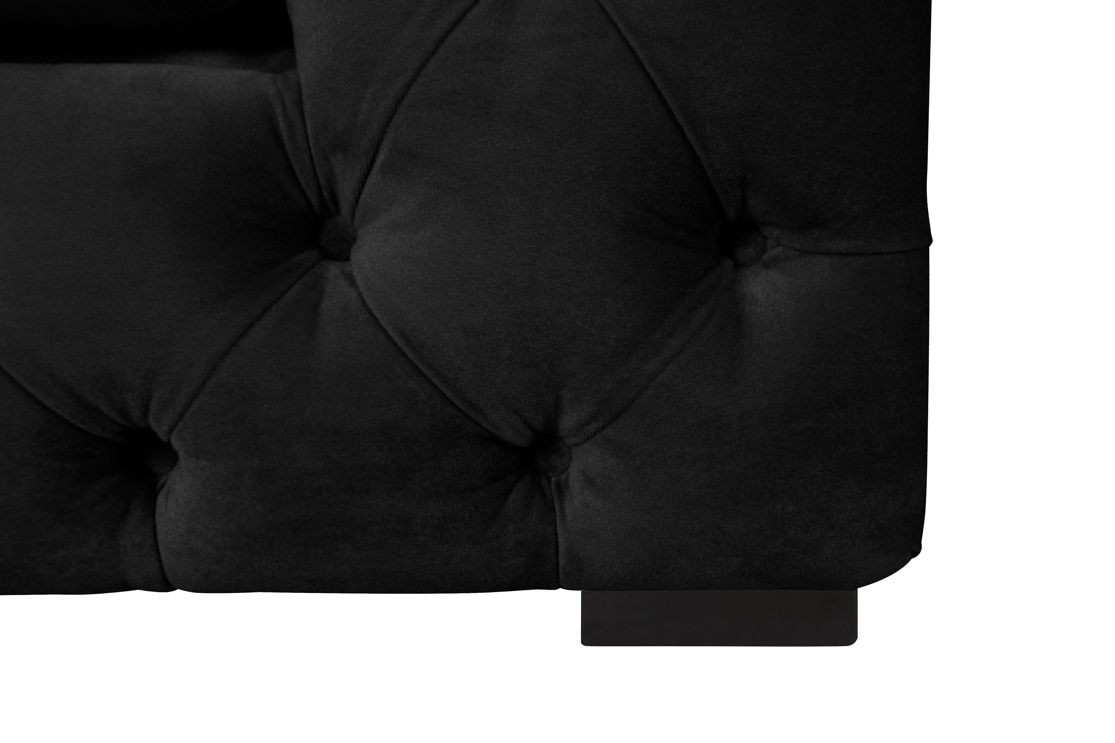 Guido Maria Kretschmer Home&Living Chesterfield-fauteuil Kalina stoel klassieke chesterfield knoopdetails, zeer hoogwaardige afwerking
