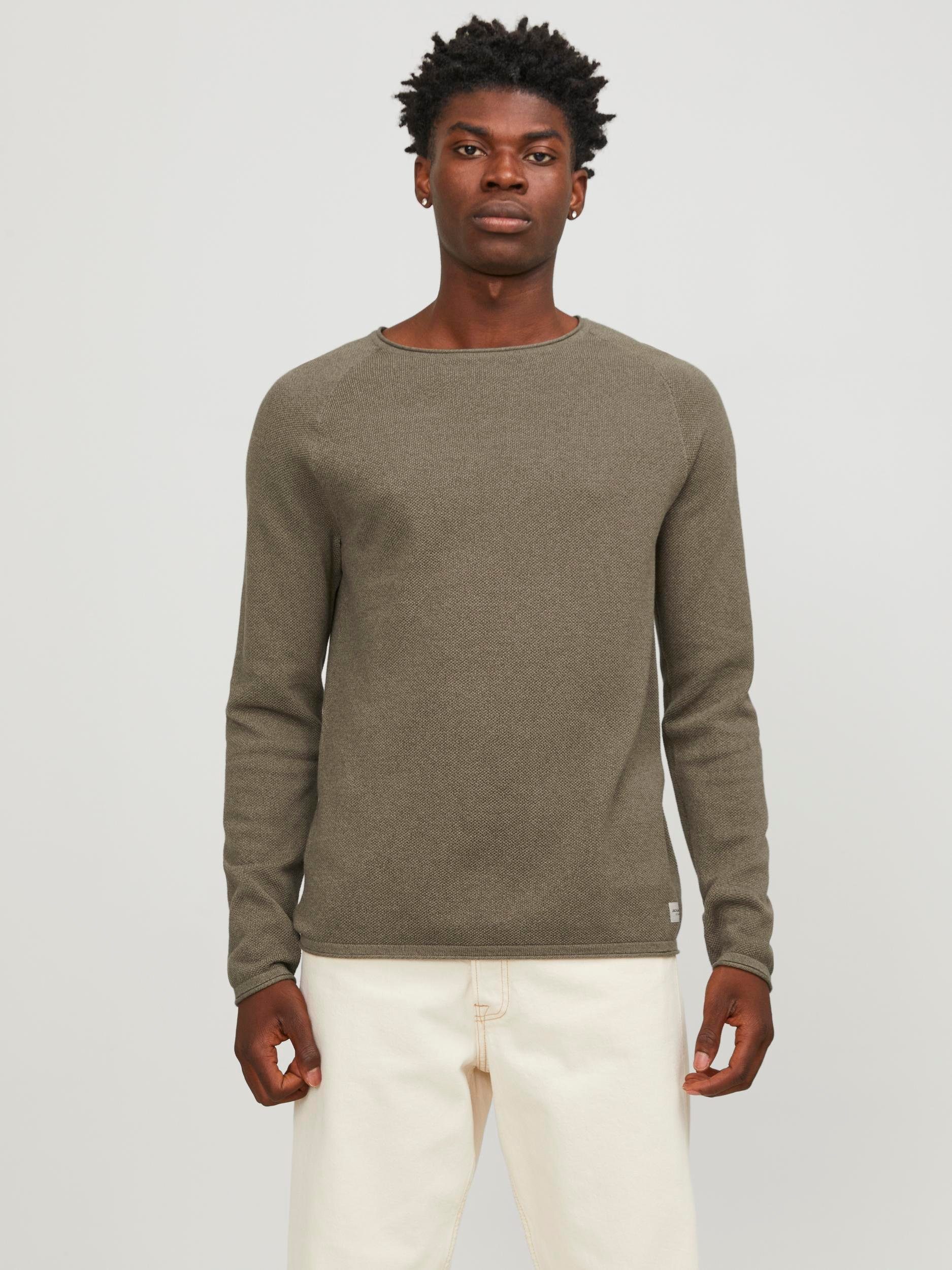 Jack & Jones Trui met ronde hals JJEHILL KNIT CREW NECK NOOS