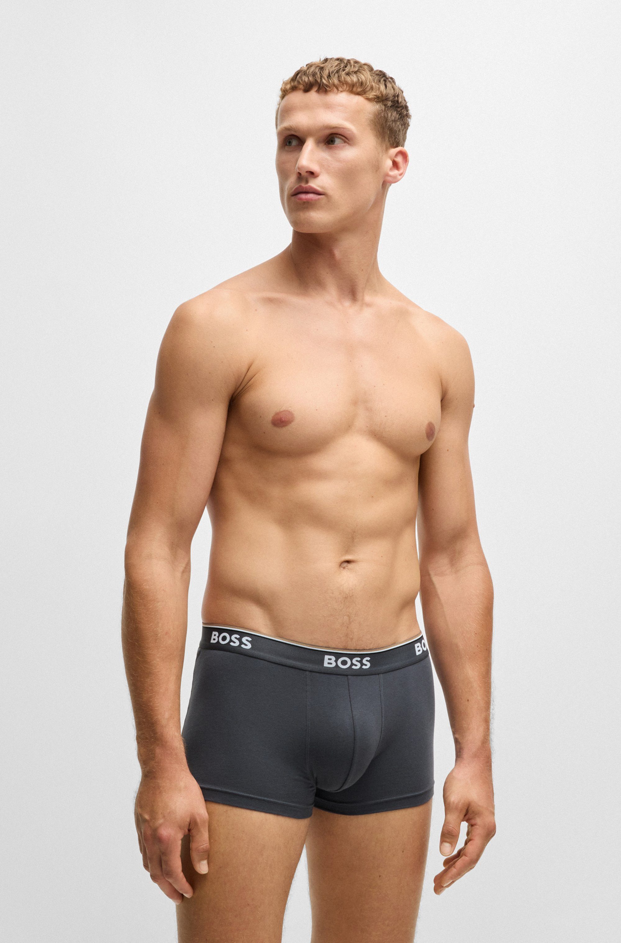 BOSS Boxershort met boss opdruk op de tailleband (3 stuks)
