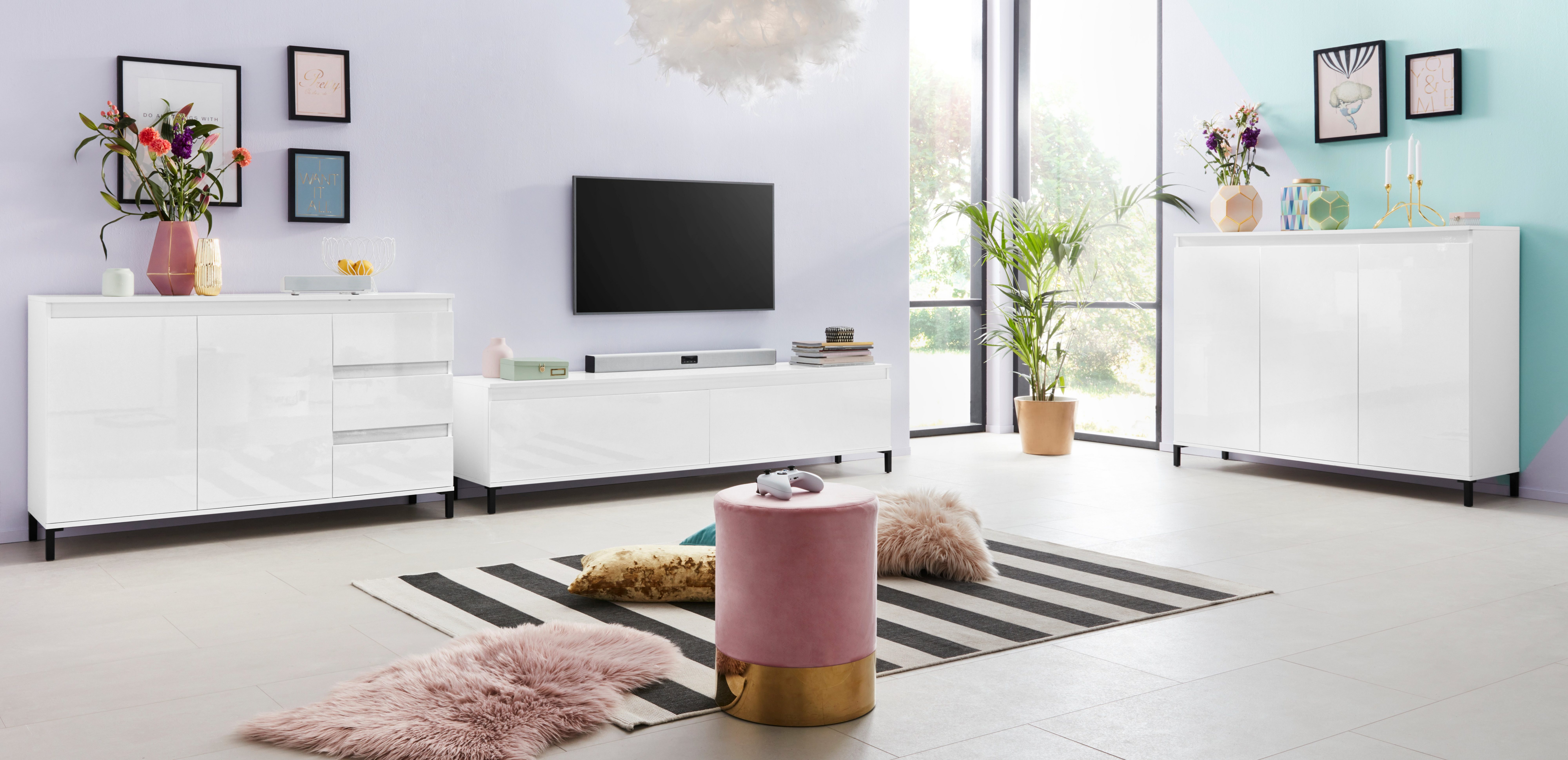 INOSIGN Tv-meubel Genio Breedte 200 cm, met omkeerbare strook