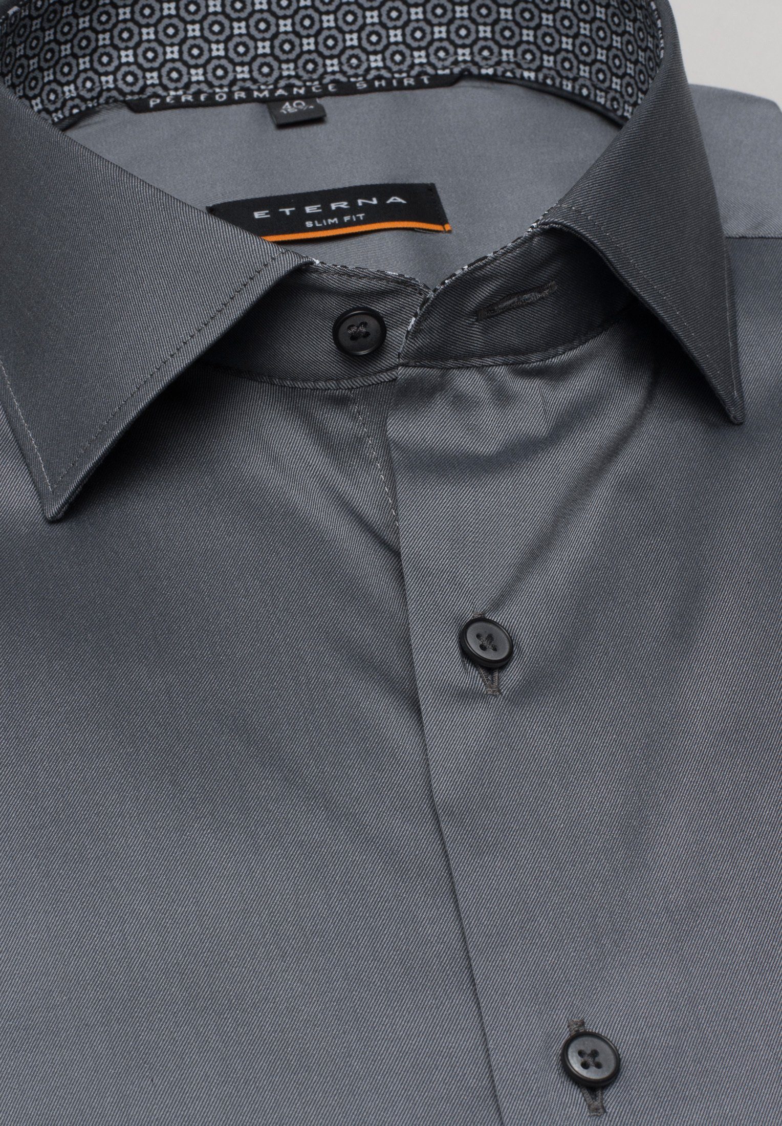 Eterna Overhemd met lange mouwen Slim fit