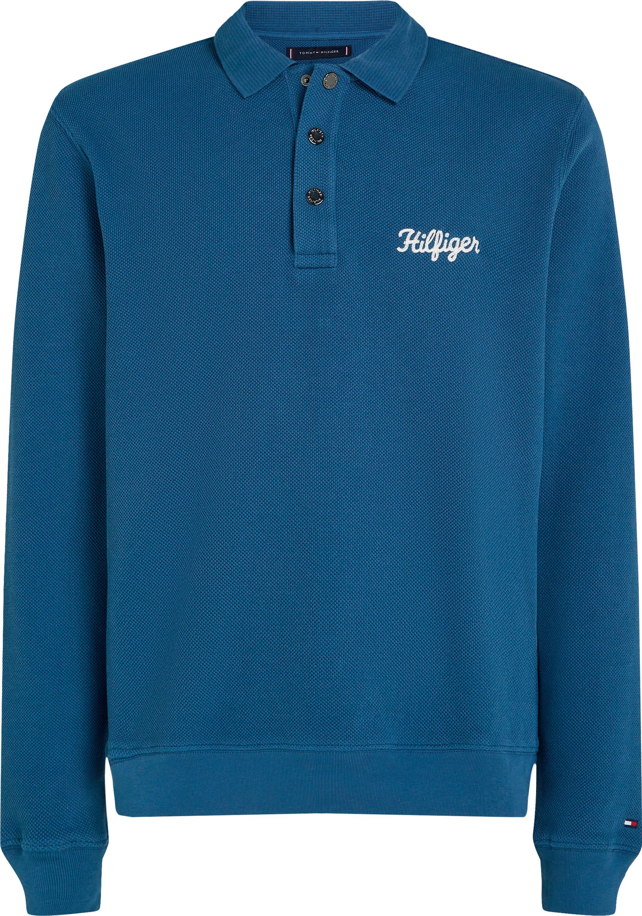 Tommy Hilfiger Poloshirt met lange mouwen CHAINSTITCH L S REG POLO