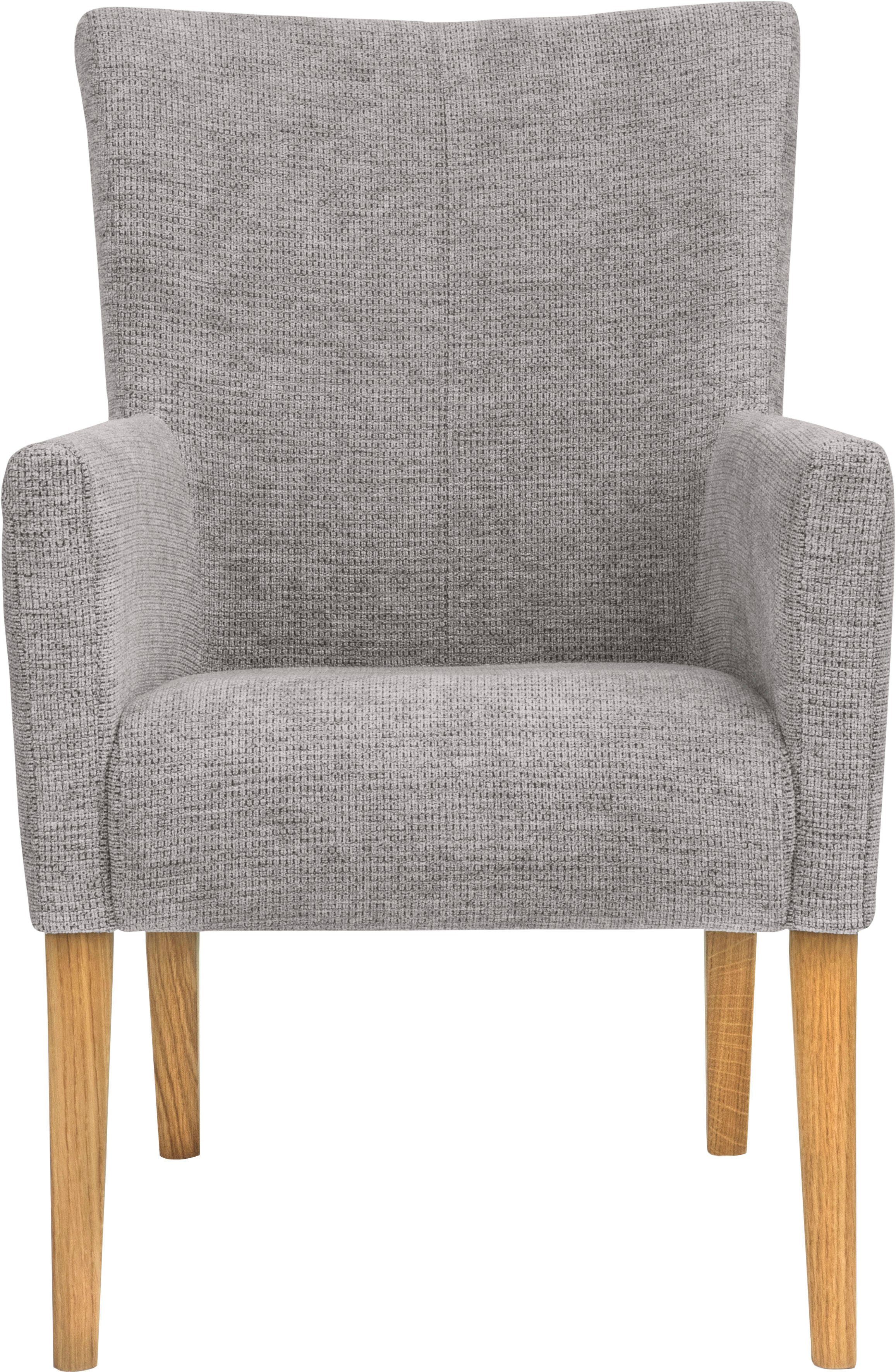 Home affaire Stoel met armleuningen King BESTSELLER! Eetkamerstoel met comfortabele bekleding, eetkamerstoel met armleuningen