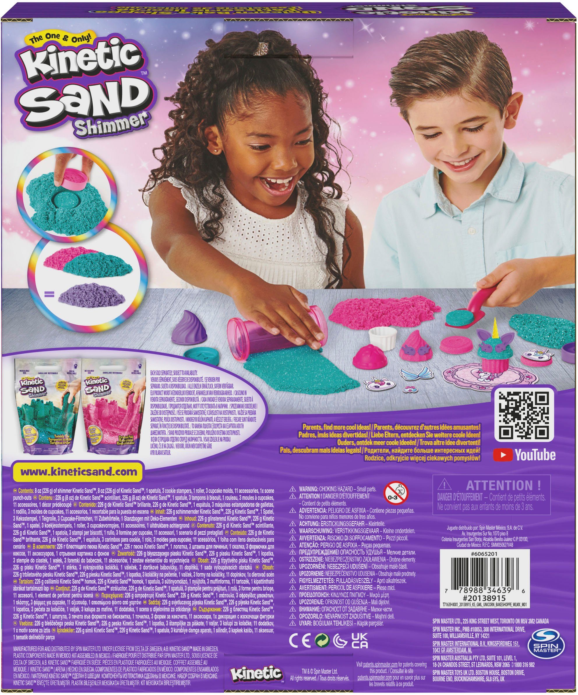 Spin Master Knutselset Kinetic Sand - Unicorn Bake Shoppe 454 g