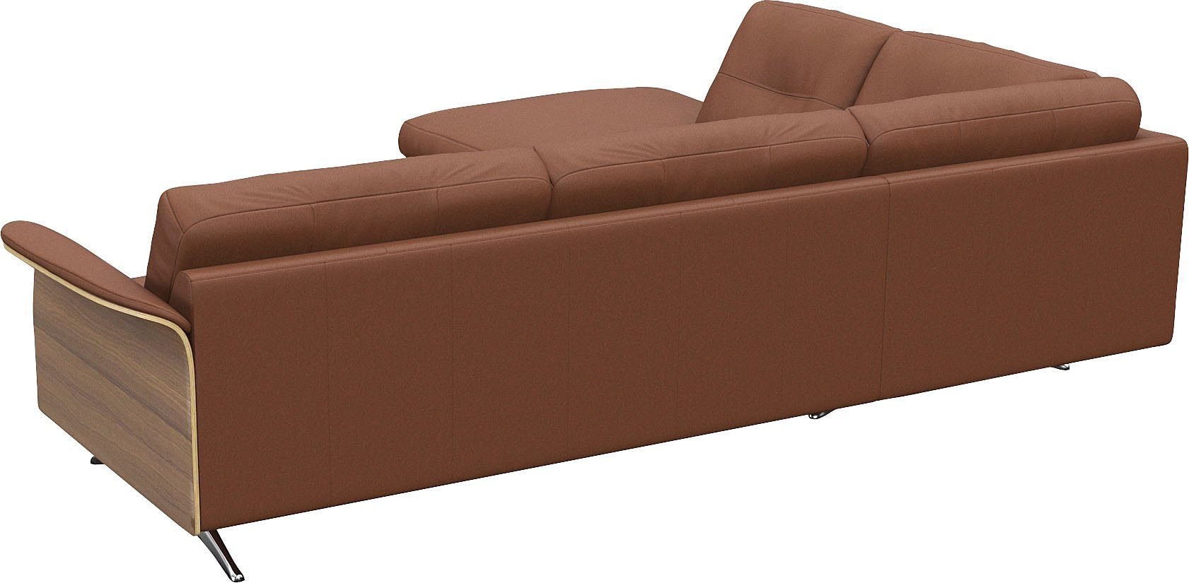 FLEXLUX Hoekbank Glow, super comfortabel door hoogwaardige zitconstructie met binnenvering, L-vorm