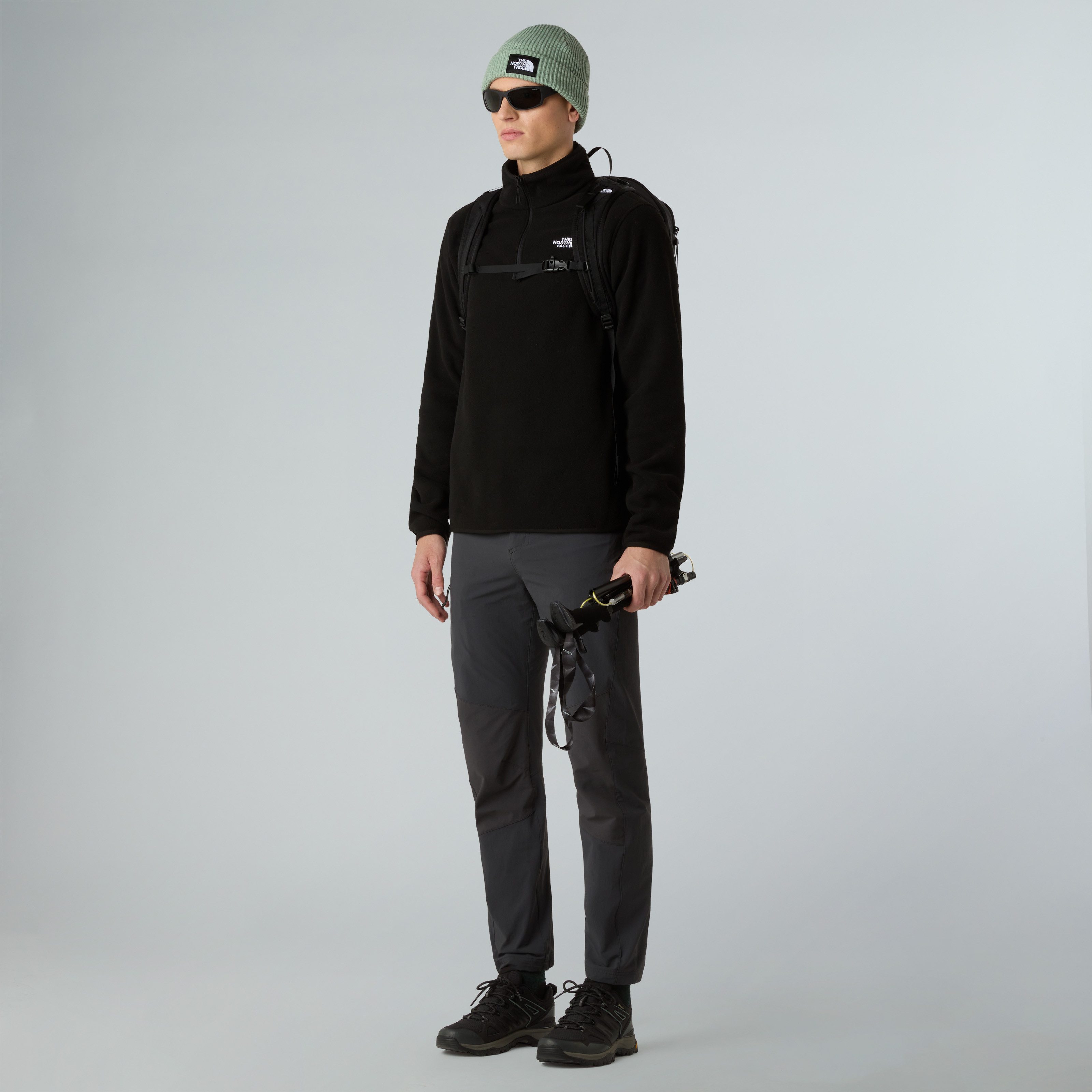 The North Face Fleecetrui M GLACIER FLEECE 1/4 ZIP JACKET (1-delig)
