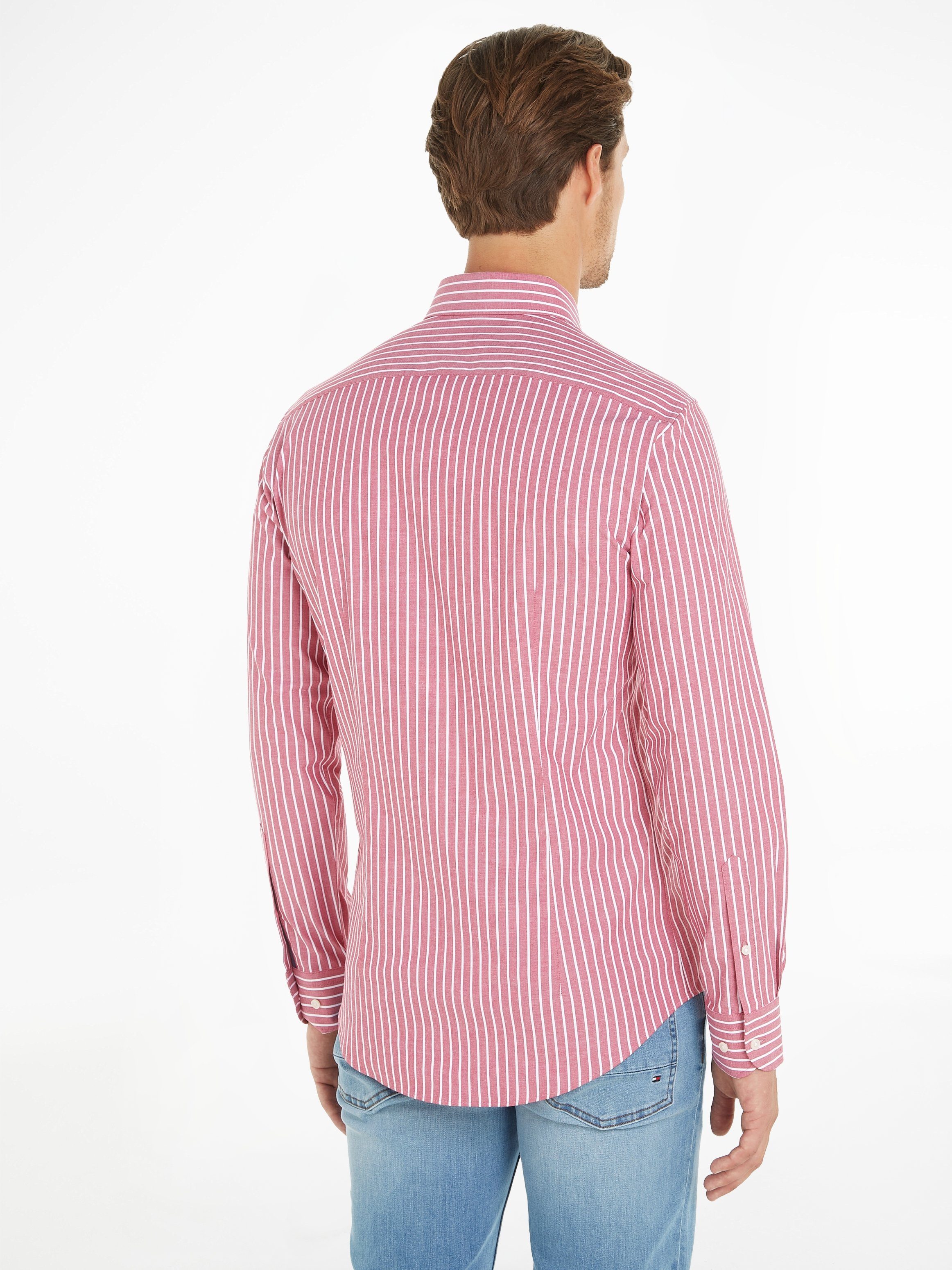 Tommy Hilfiger Overhemd met lange mouwen CL STRETCH TWILL STRIPE SF SHIRT