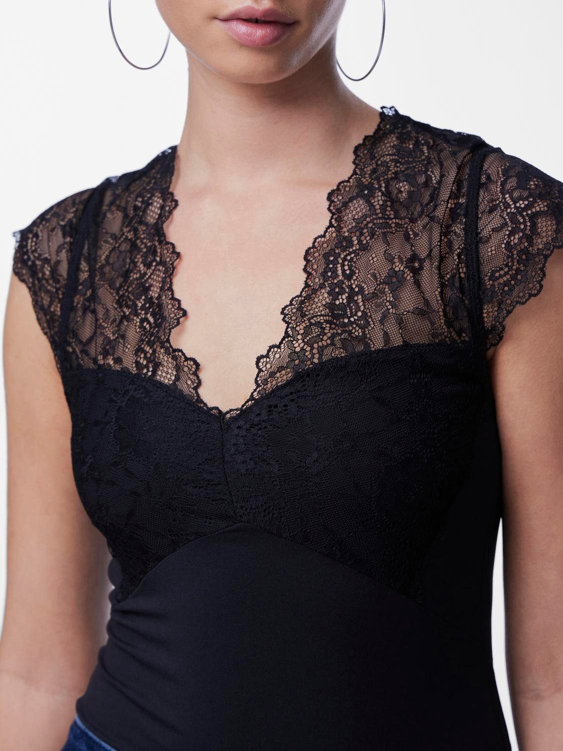 pieces Body PCTATIANNA SS BODYSTOCKING NOOS