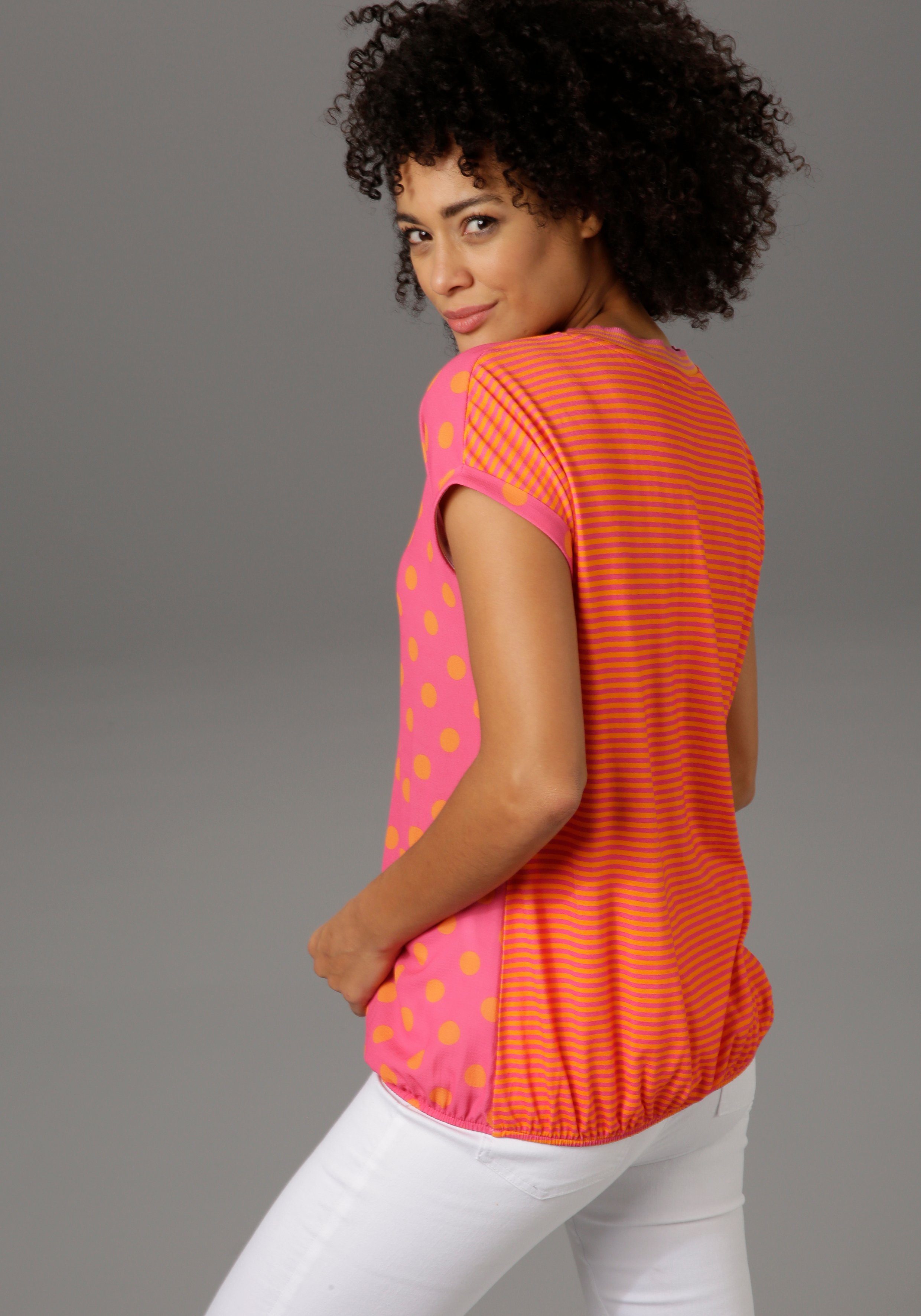 Aniston CASUAL T-shirt materiaal- en motievenmix