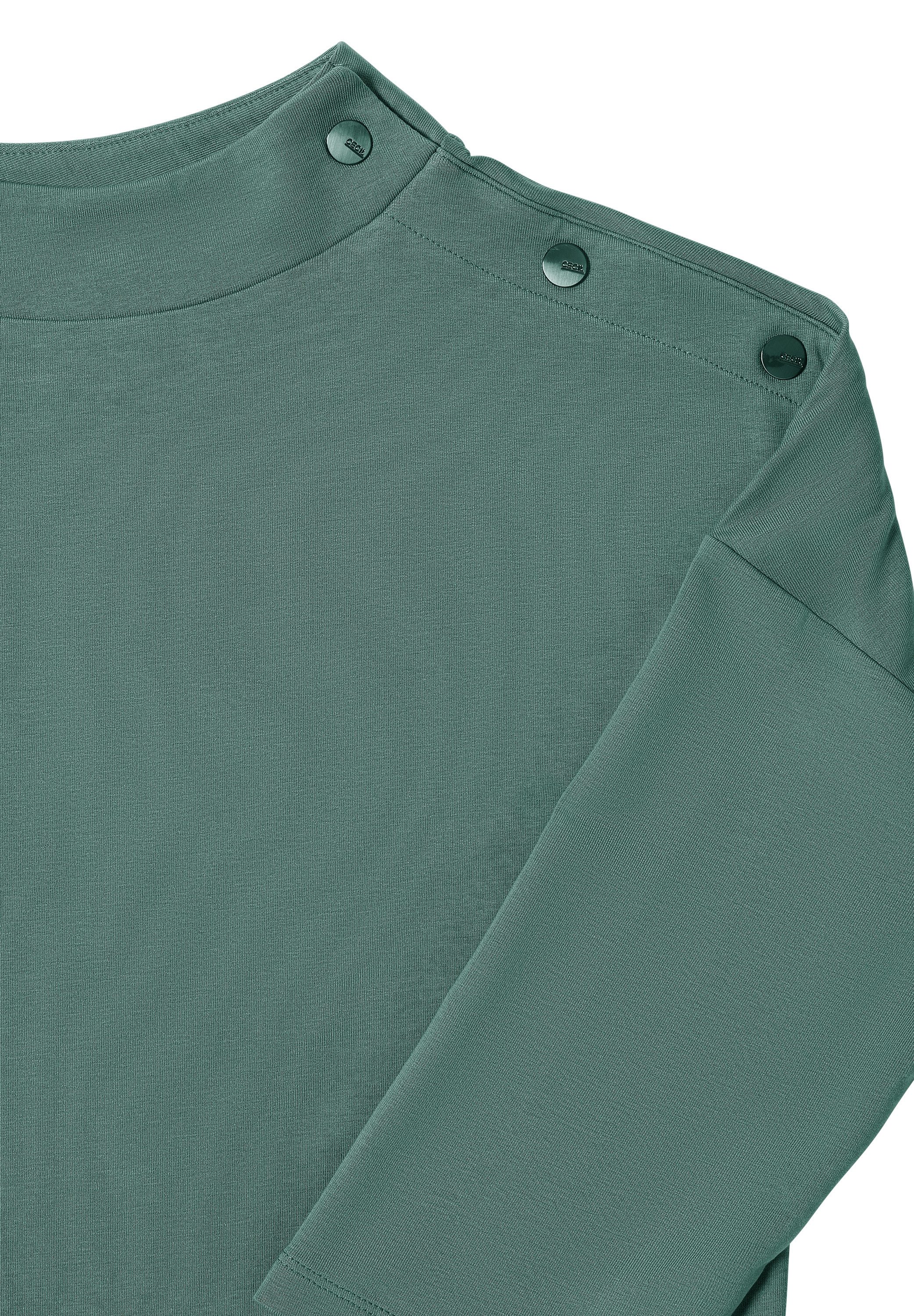 Cecil Shirt met 3/4 mouwen met knoopdetail