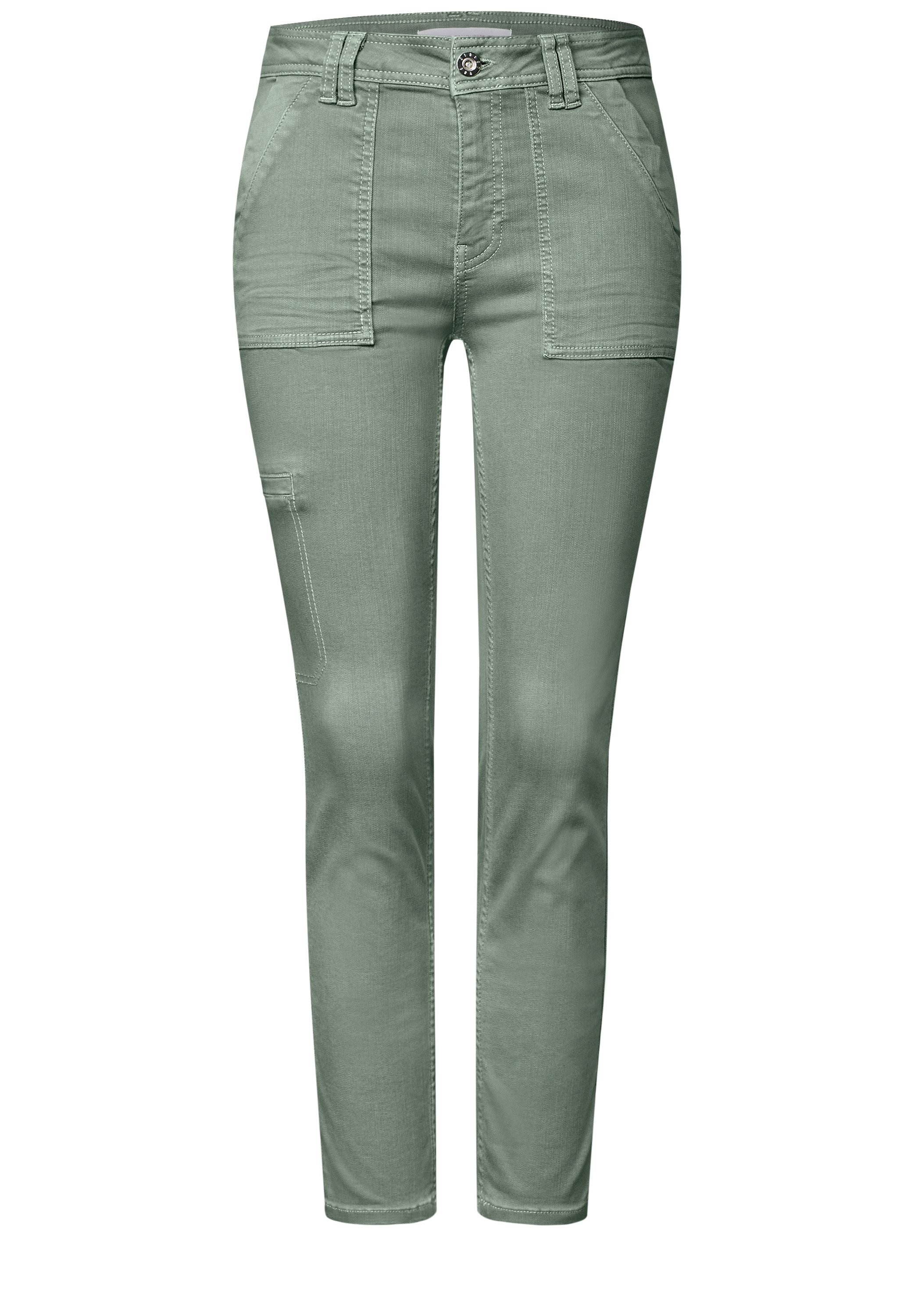 STREET ONE Cargo jeans met stretch
