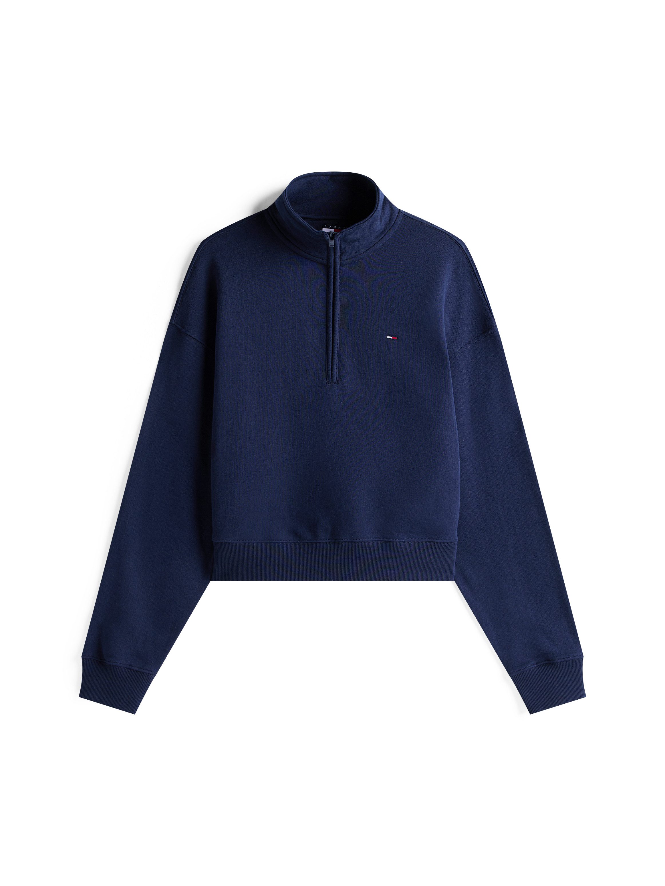 TOMMY JEANS Sweatshirt TJW BXY S-FLAG 1/4 ZIP