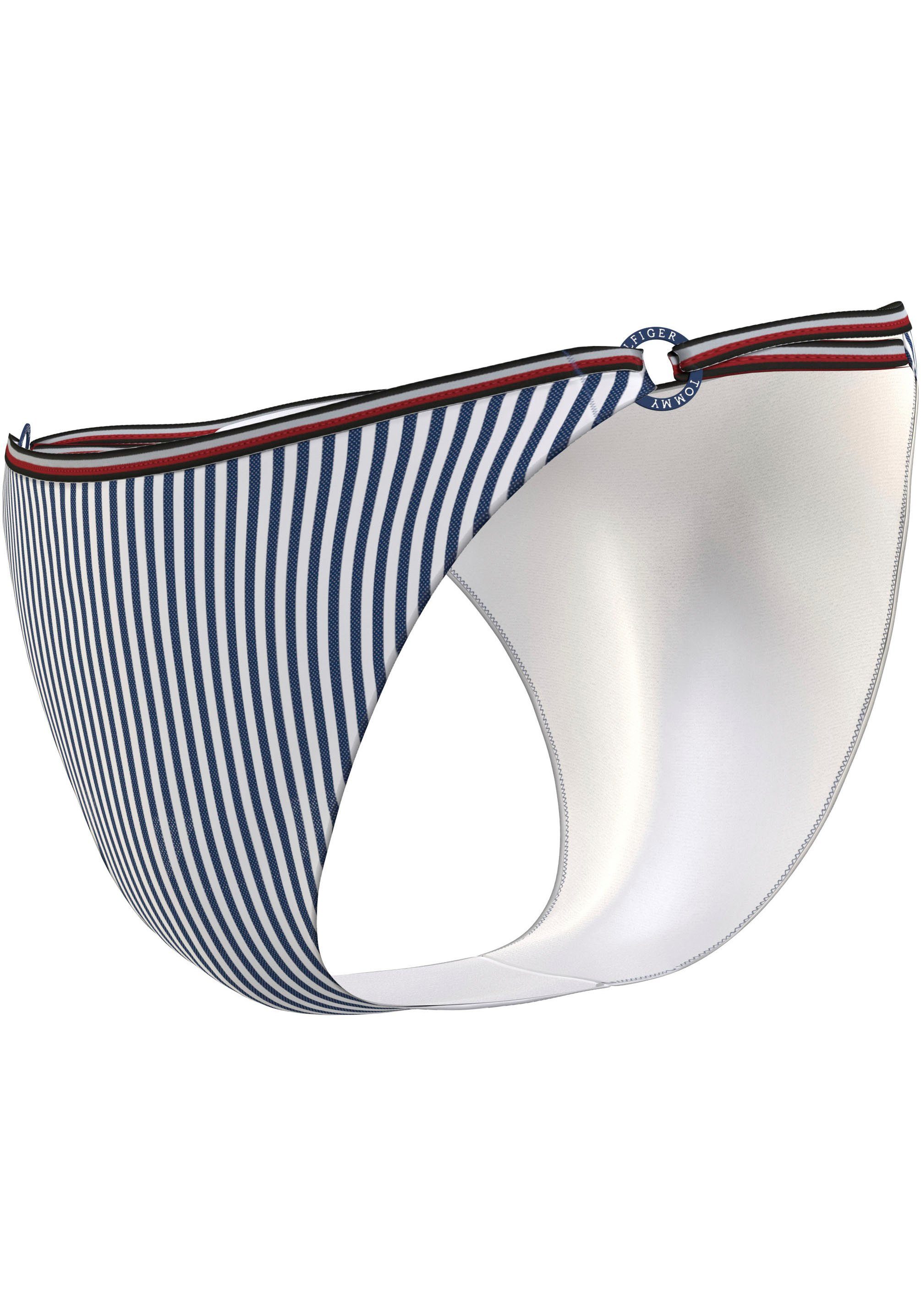 Tommy Hilfiger Swimwear Bikinibroekje STRING BIKINI PRINT met gestreept patroon