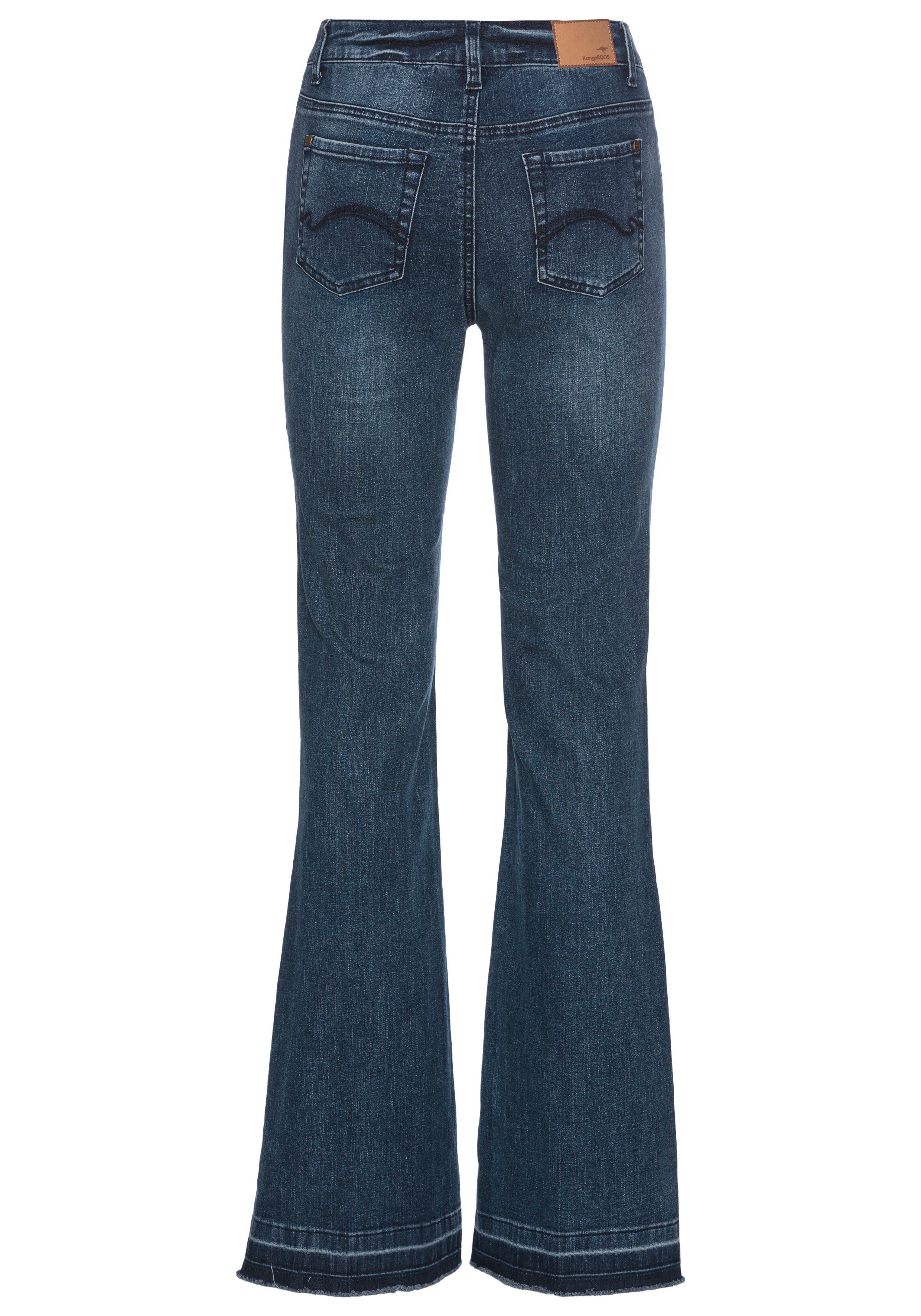 KangaROOS Wijde jeans Flare wijde jeans met hoge taille
