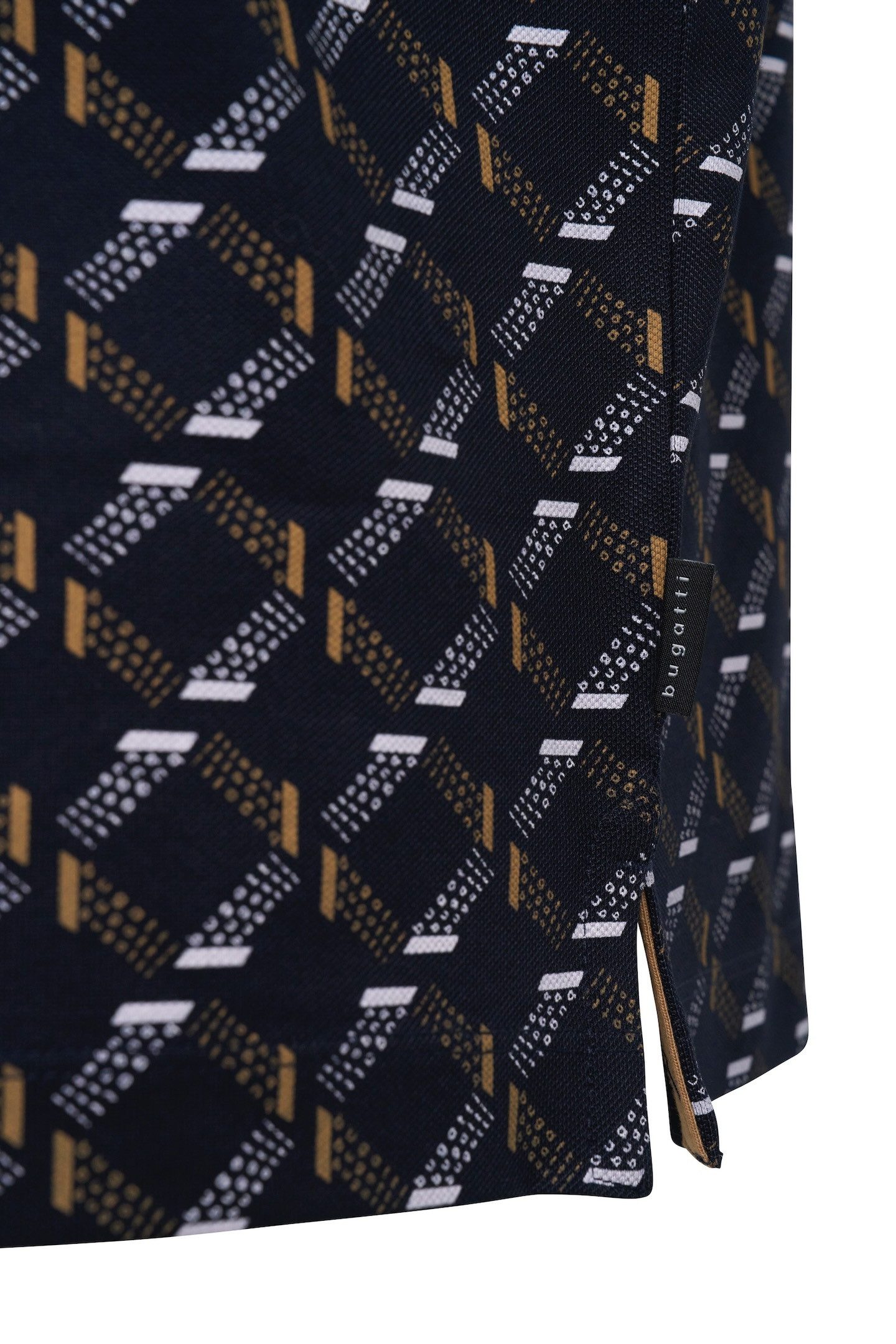 Bugatti Poloshirt met stretchfunctie