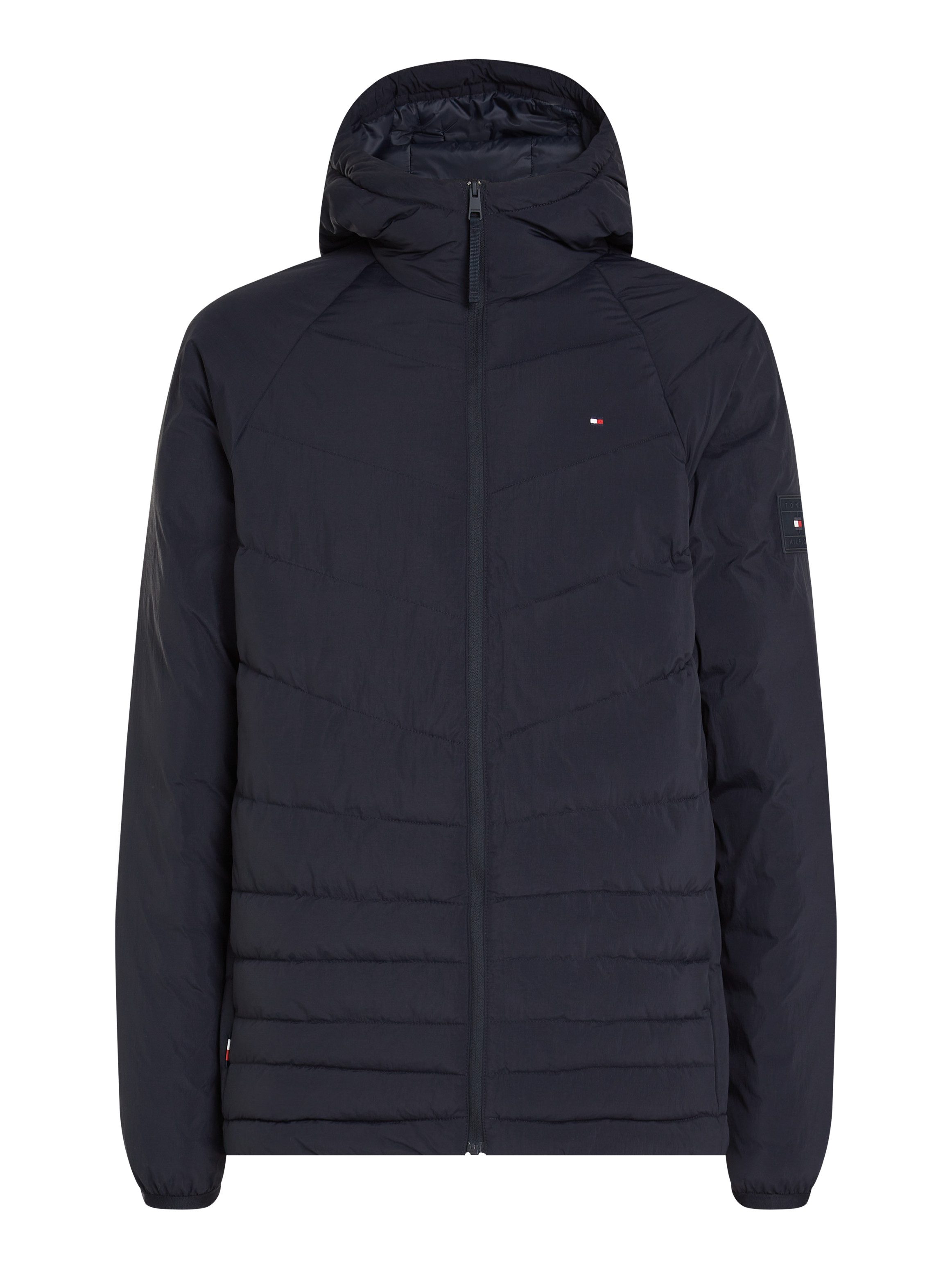 Tommy Hilfiger Gewatteerde jas MIX QUILT HOODED JACKET