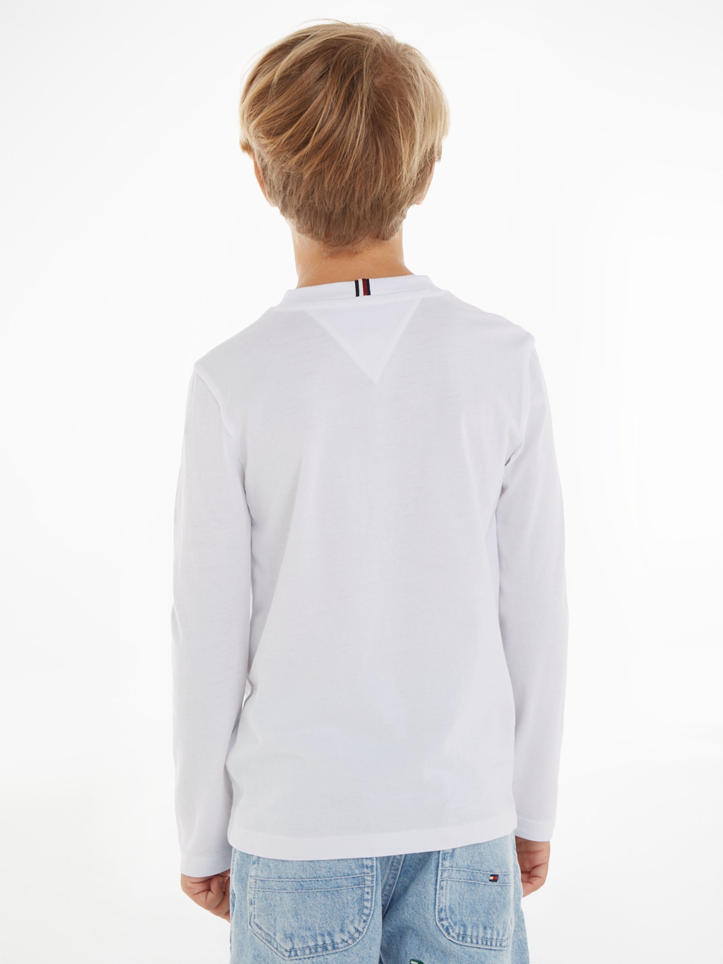Tommy Hilfiger Shirt met lange mouwen ESSENTIAL TEE L/S met een logo-opschrift