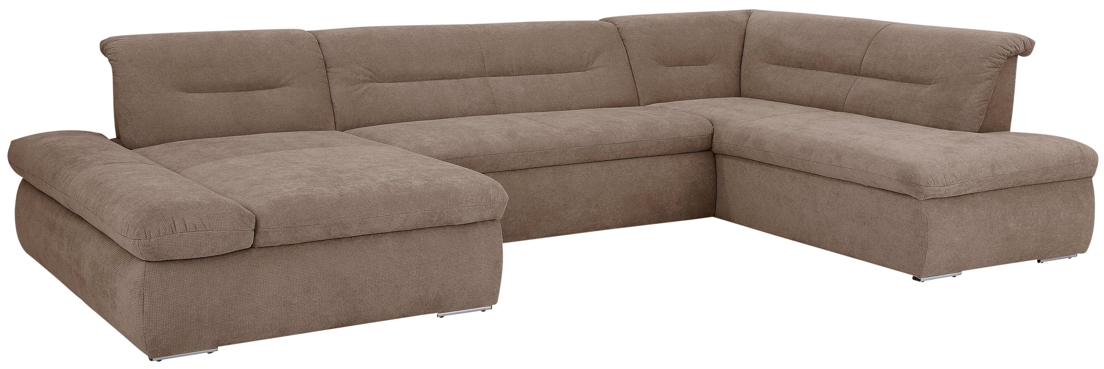 INOSIGN Zithoek Avesa U-vorm Naar keuze met verstelbare armleuningen en slaapfunctie, bxdxh: 355x216x80cm
