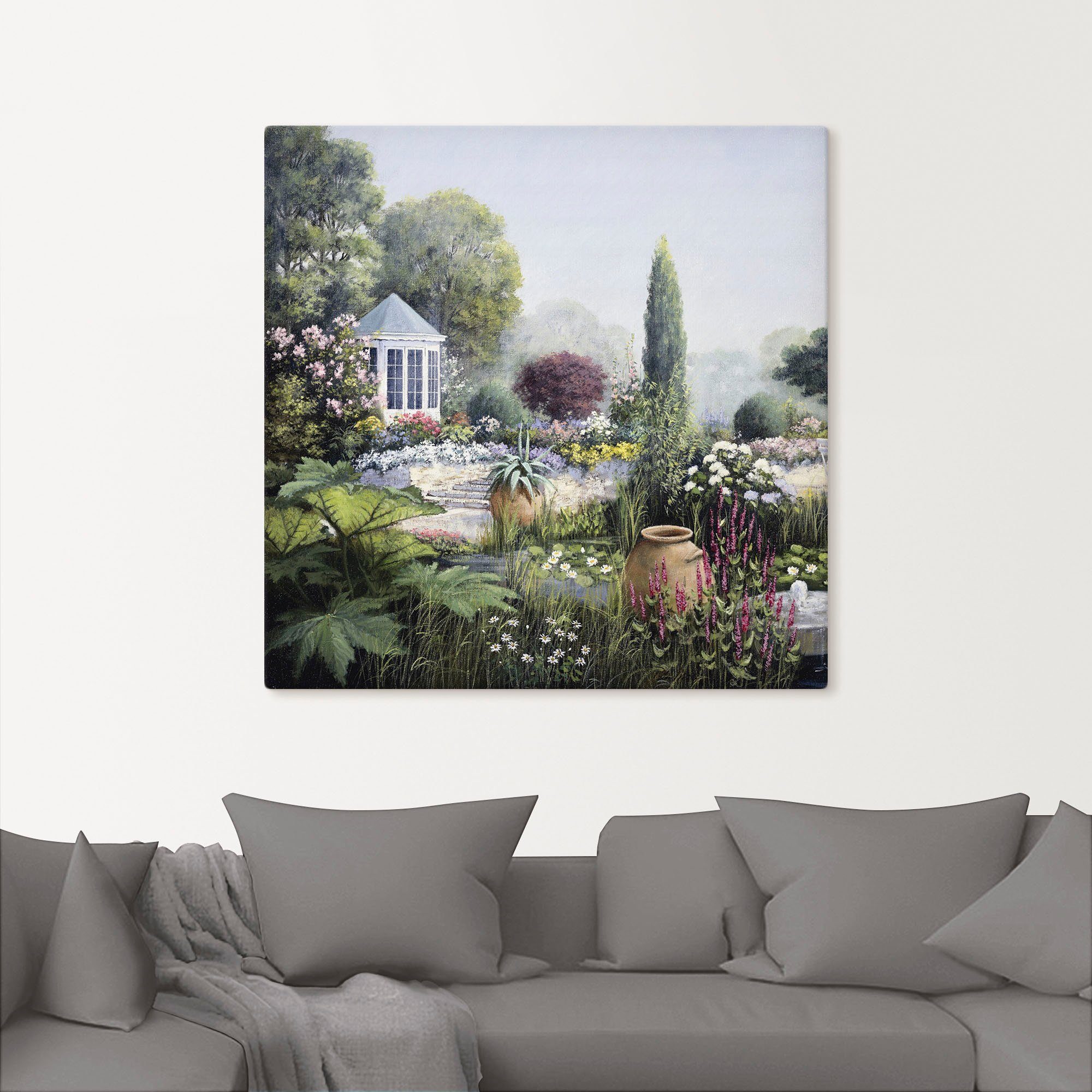 Artland Artprint op linnen Paradijs I gespannen op een spieraam