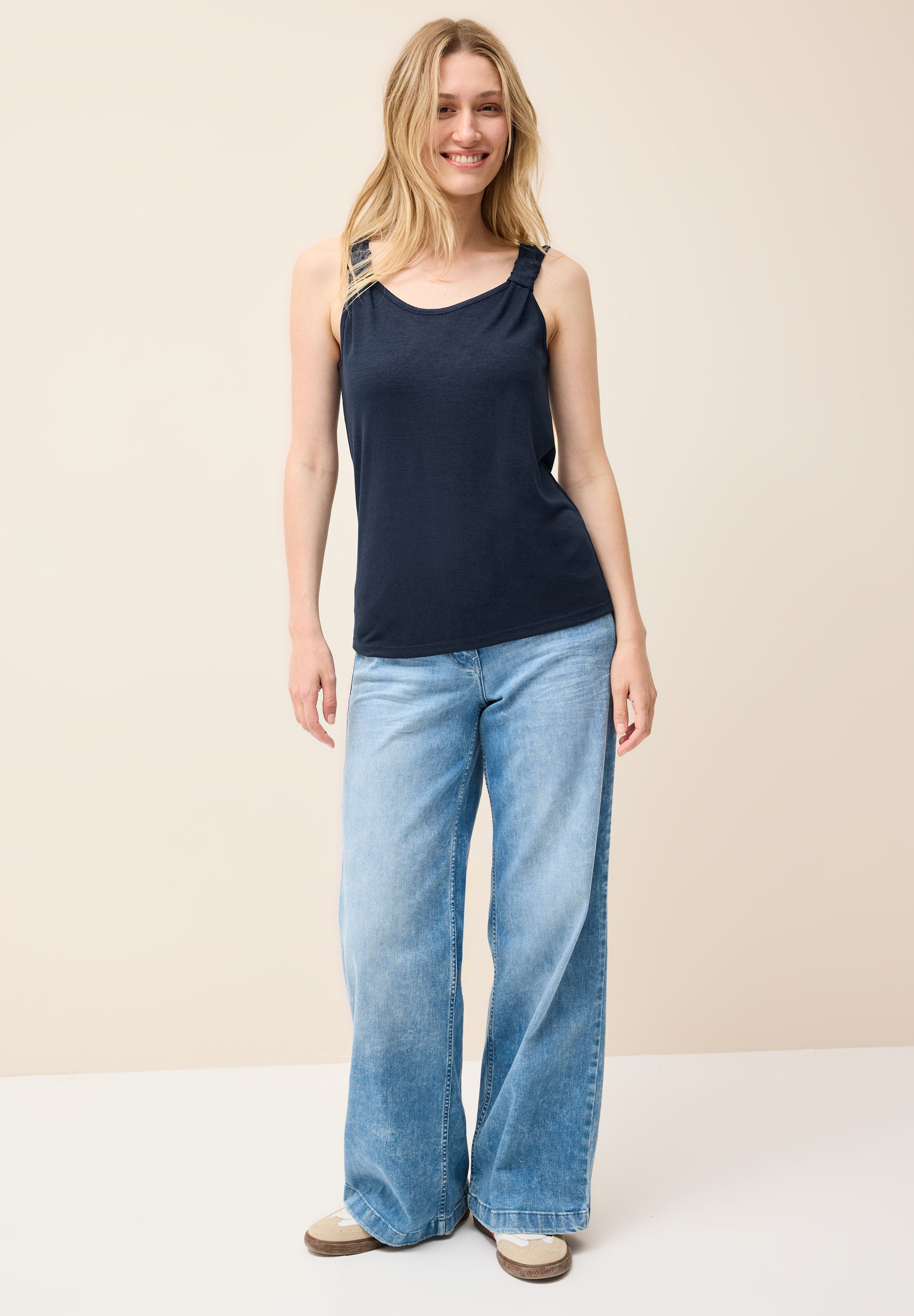 Cecil Top in tricot-look